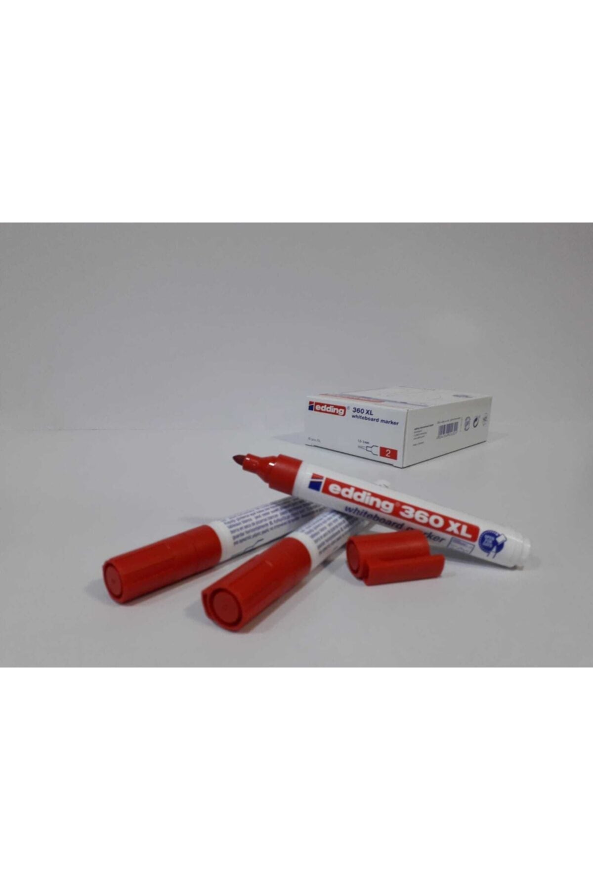 Whiteboard Marker Silinebilir Beyaz Tahta Kalemi Kırmızı 10'lu Paket