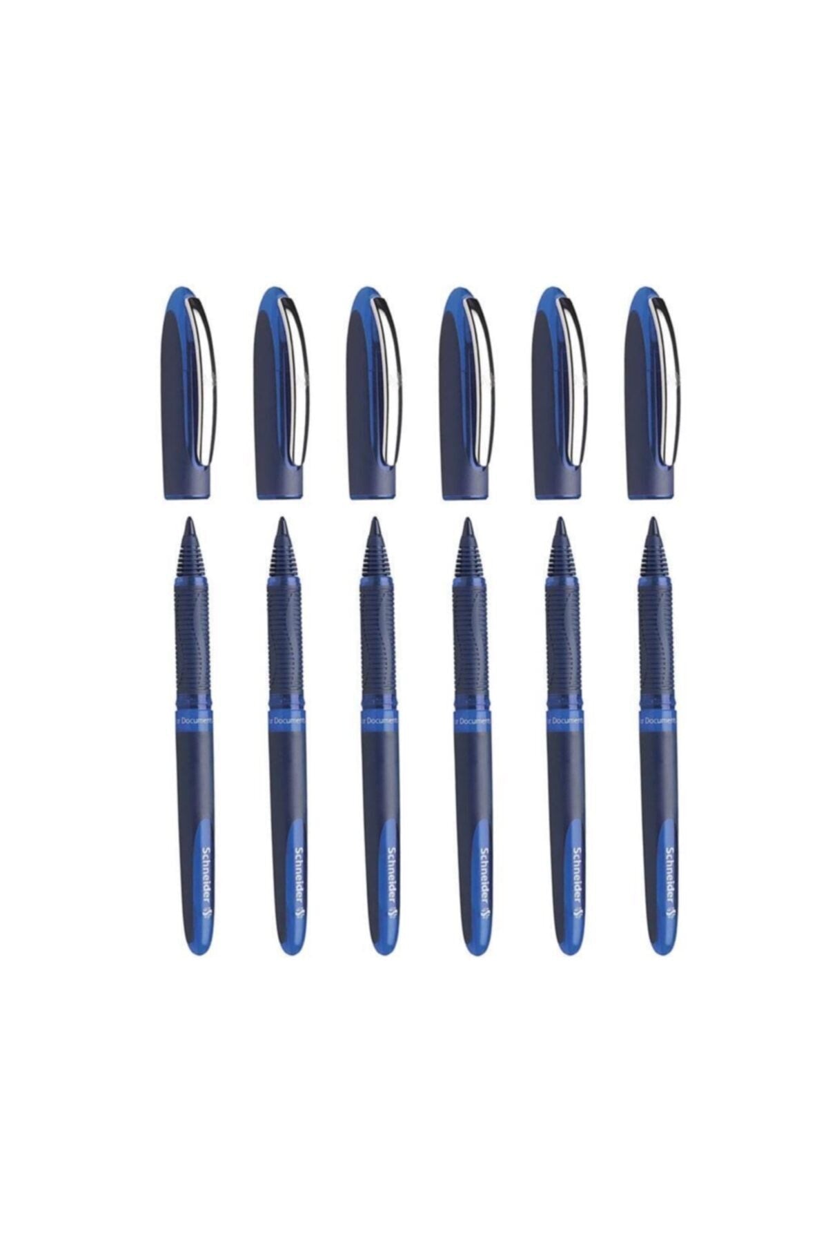One Business 0,6 Mm Roller Imza Kalemi Mavi 6 Adet