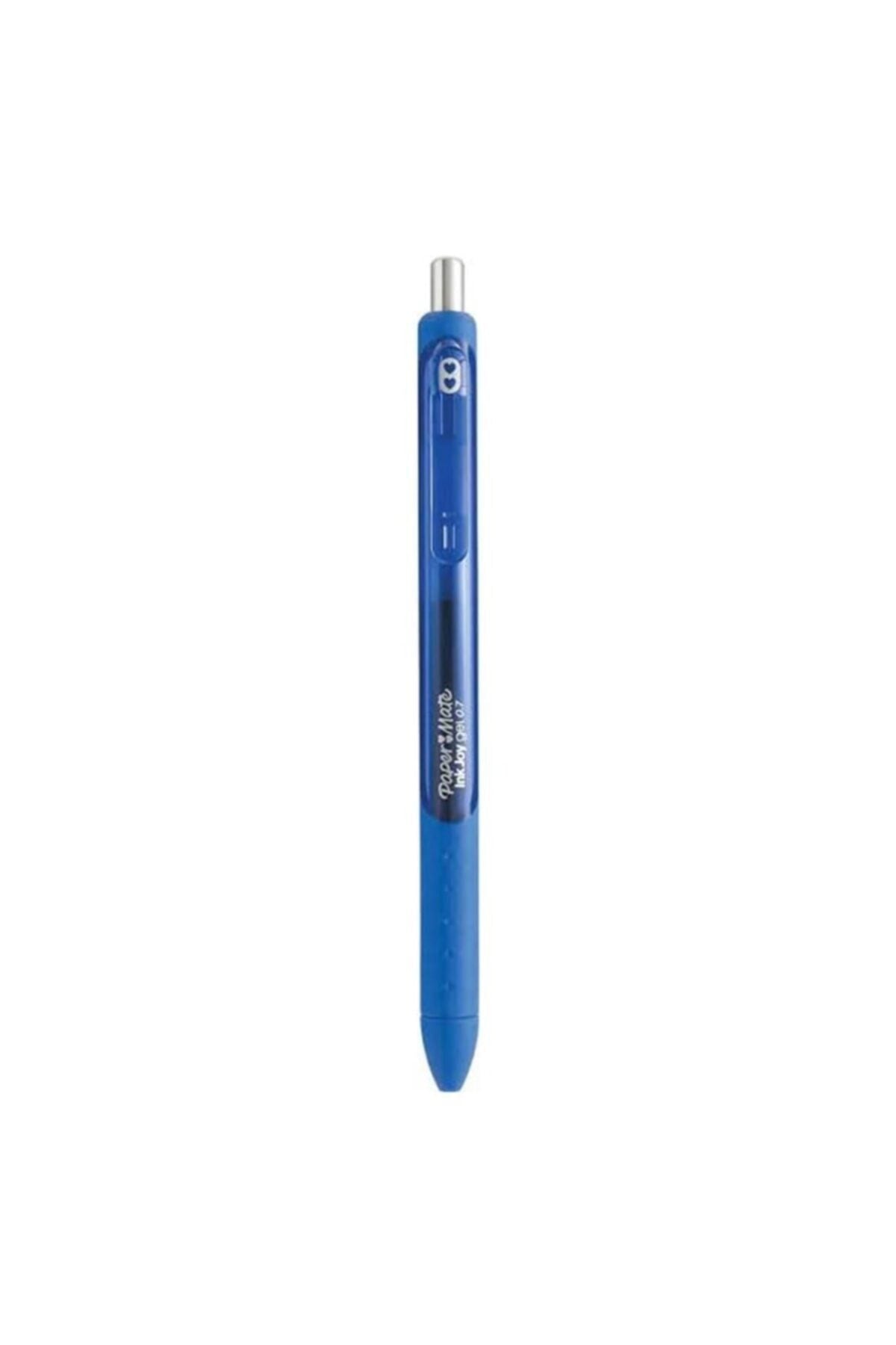 Inkjoy Gel Üstten Basmalı Jel Tükenmez Kalem 0.7mm Mavi