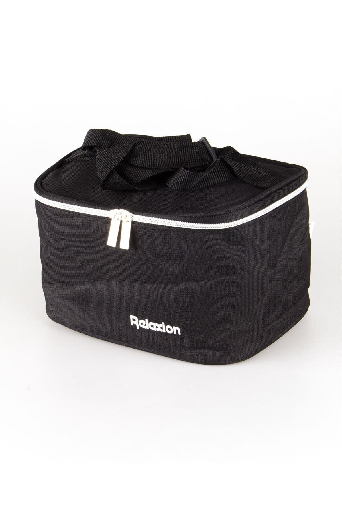 Termoslu Beslenme Çantası Siyah Çocuk Yetişkin Termal Lunch Box