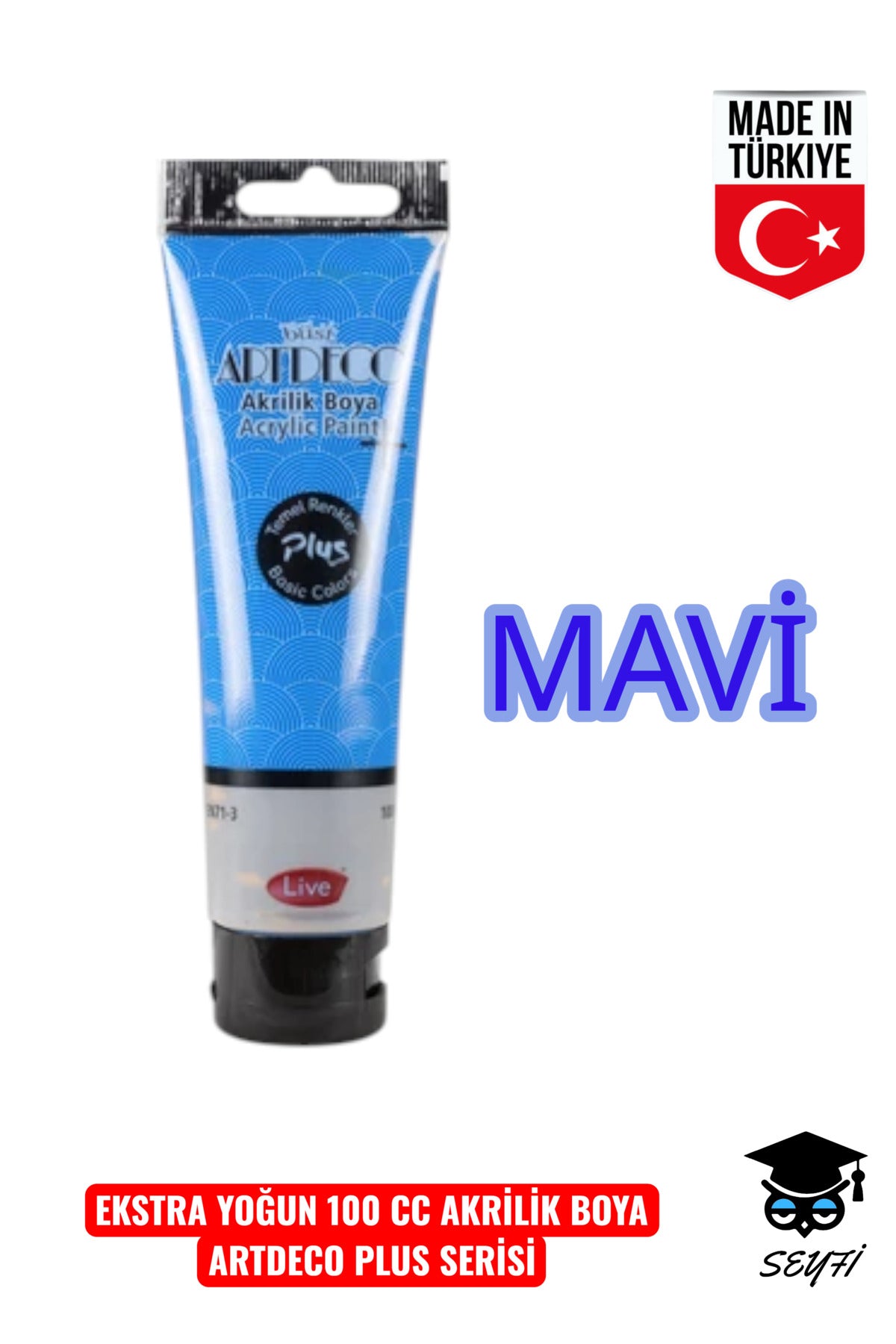 100 ML EKSTRA YOĞUN AKRİLİK BOYA ARTDECO PLUS SERİ