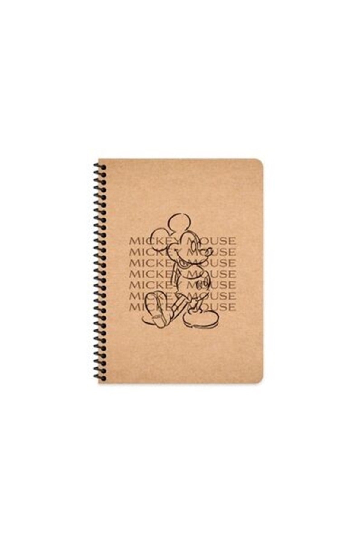 Keskin Color 20x28 Cm Çizgisiz Telli 80 Yaprak Defter Kraft Kapak Beyaz Kağıt