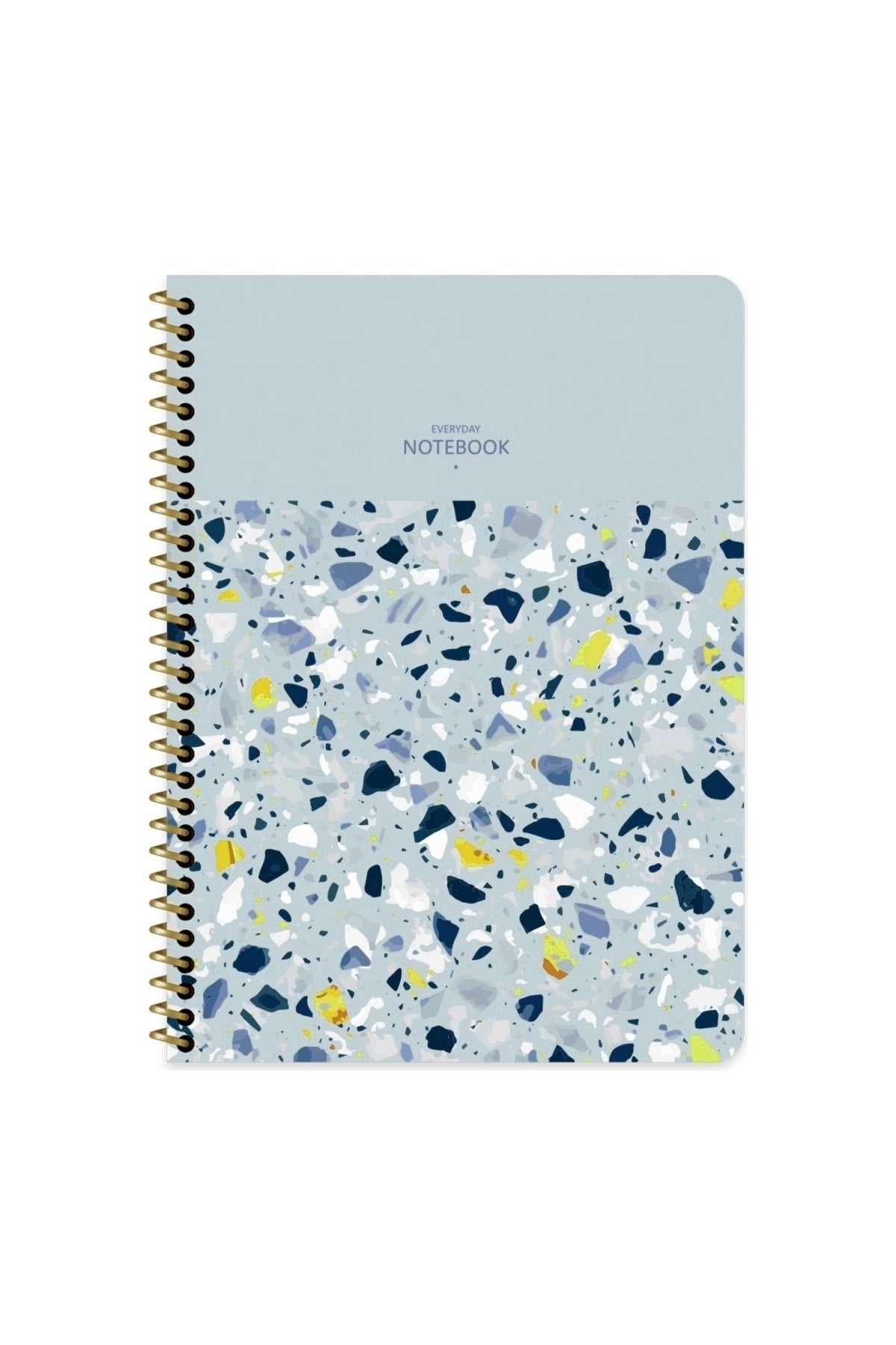 ÇİZGİLİ 16x22 CM 80 YAPRAK PLASTİK KAPAK TELLİ DEFTER 60 GRAM BEYAZ SAYFA TERAZZO