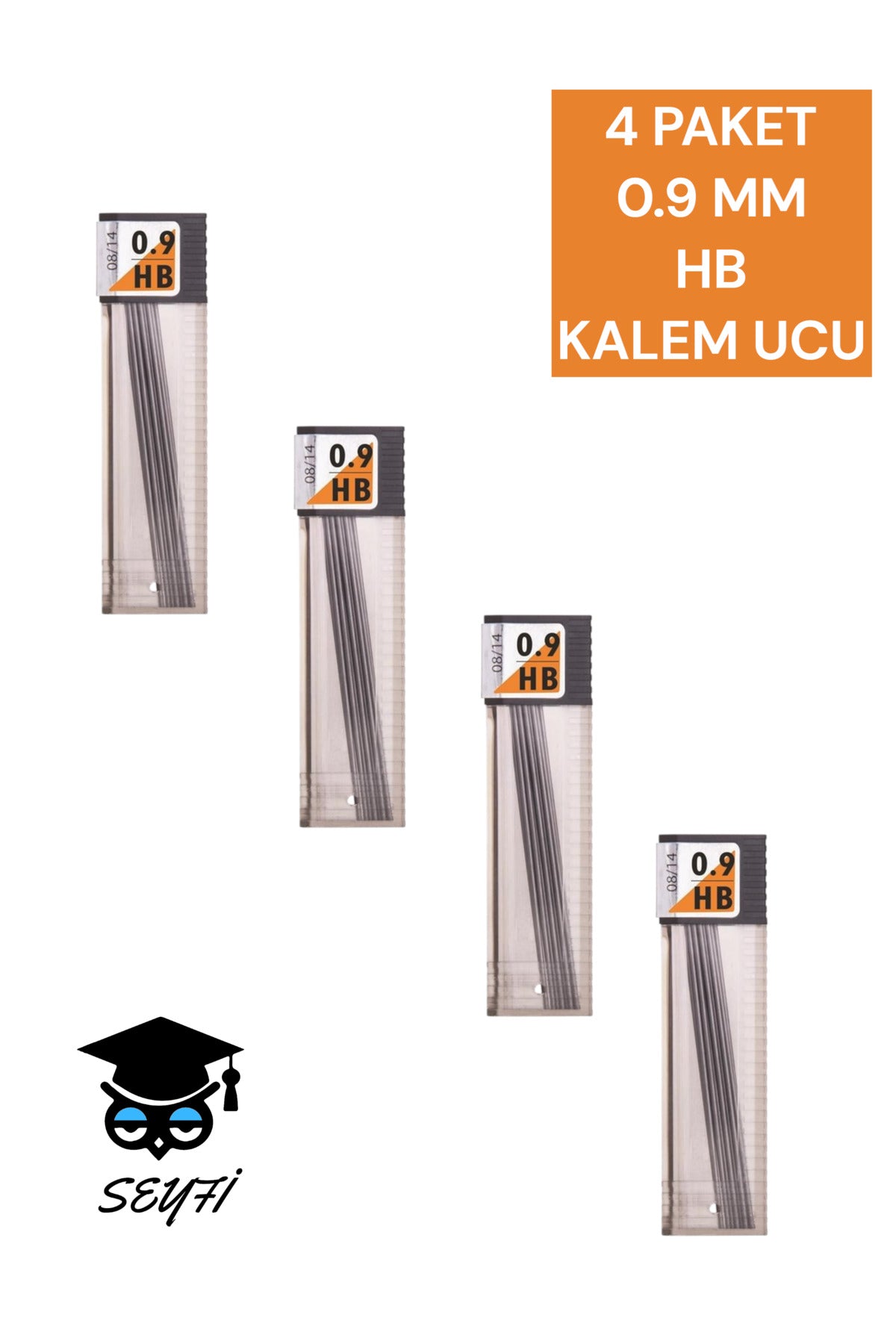 4 PAKET 0.9 MM HB KALEM UCU TOMBOW