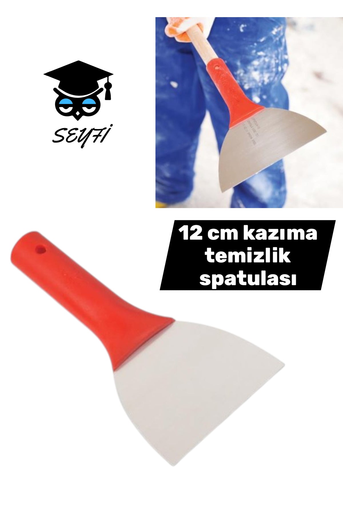 12 cm kazıma temizlik spatulası