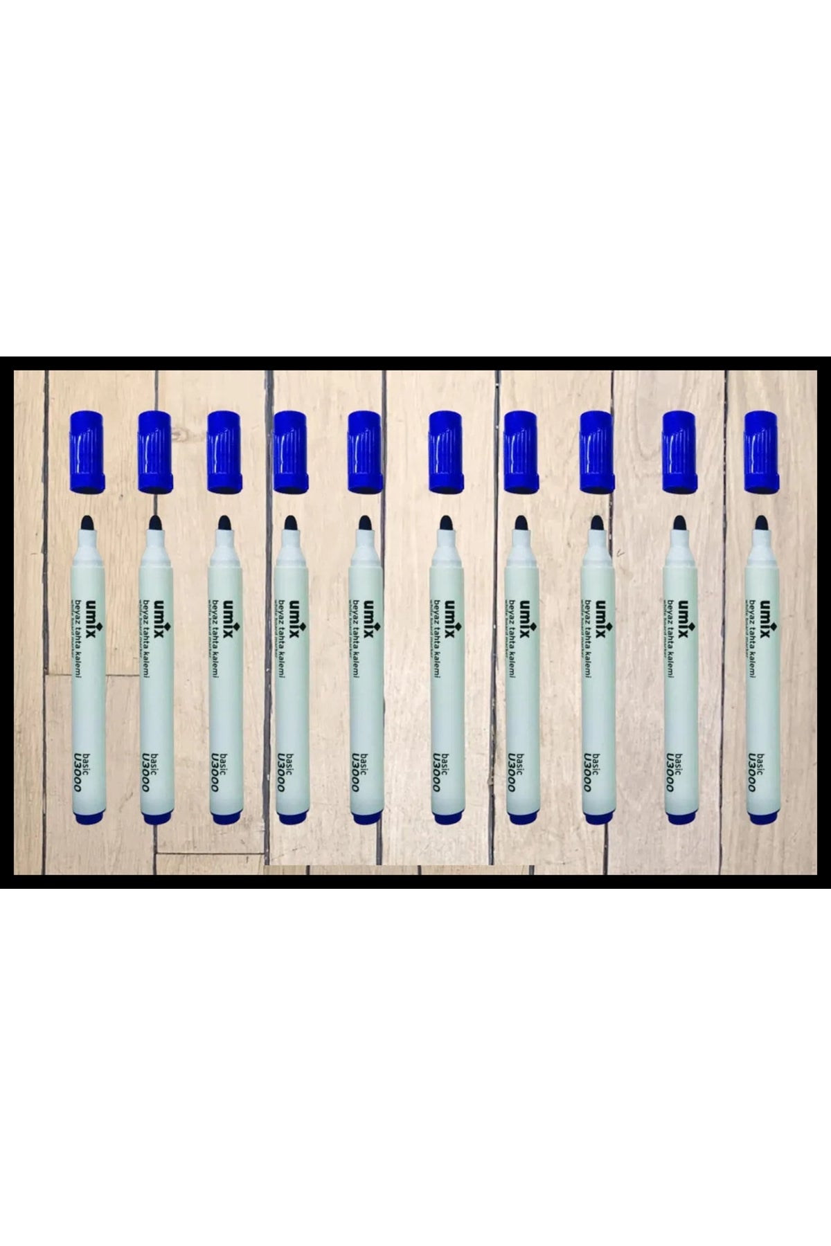 TAHTA KALEMİ MAVİ 10'LU PAKET UMİX