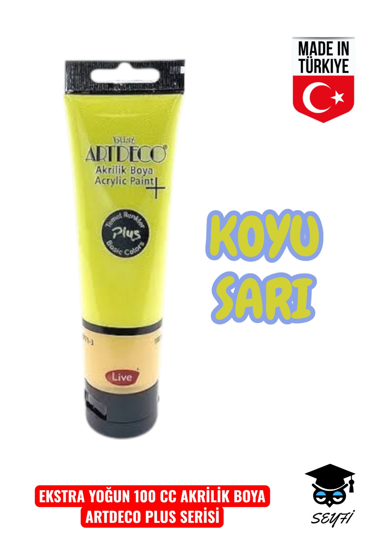 100 ML EKSTRA YOĞUN AKRİLİK BOYA ARTDECO PLUS SERİ