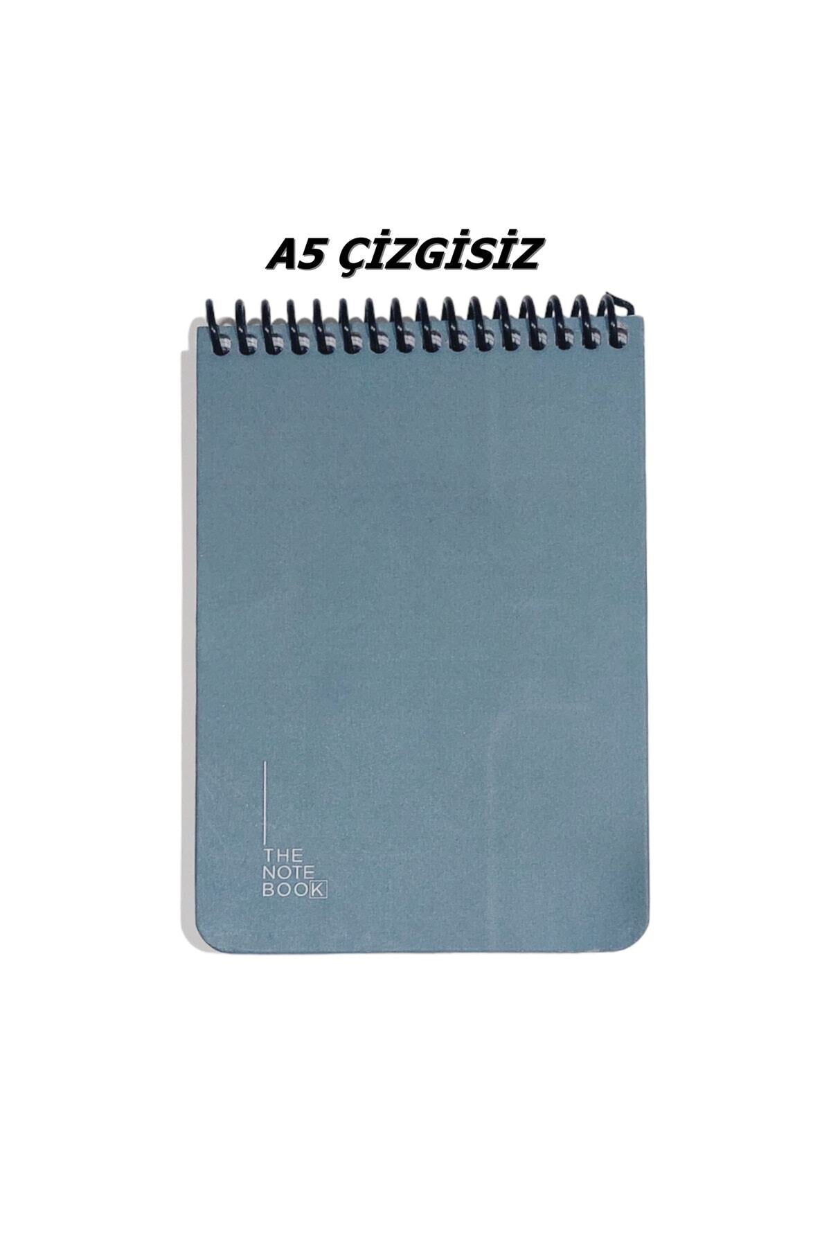 14x20 Cm A5 Çizgisiz 96 Yaprak Telli Sert Karton Kapak Defter The Notebook