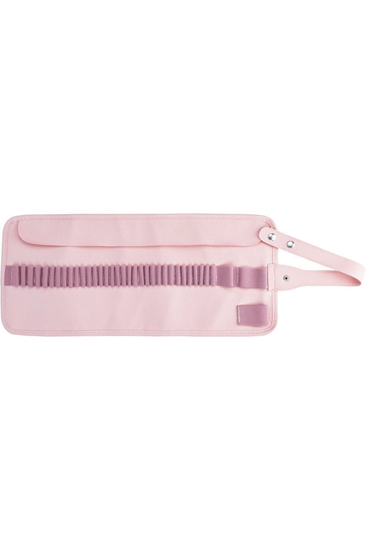 Suni Deri Rulo Kalemlik 36 Bölmeli Soft Pembe