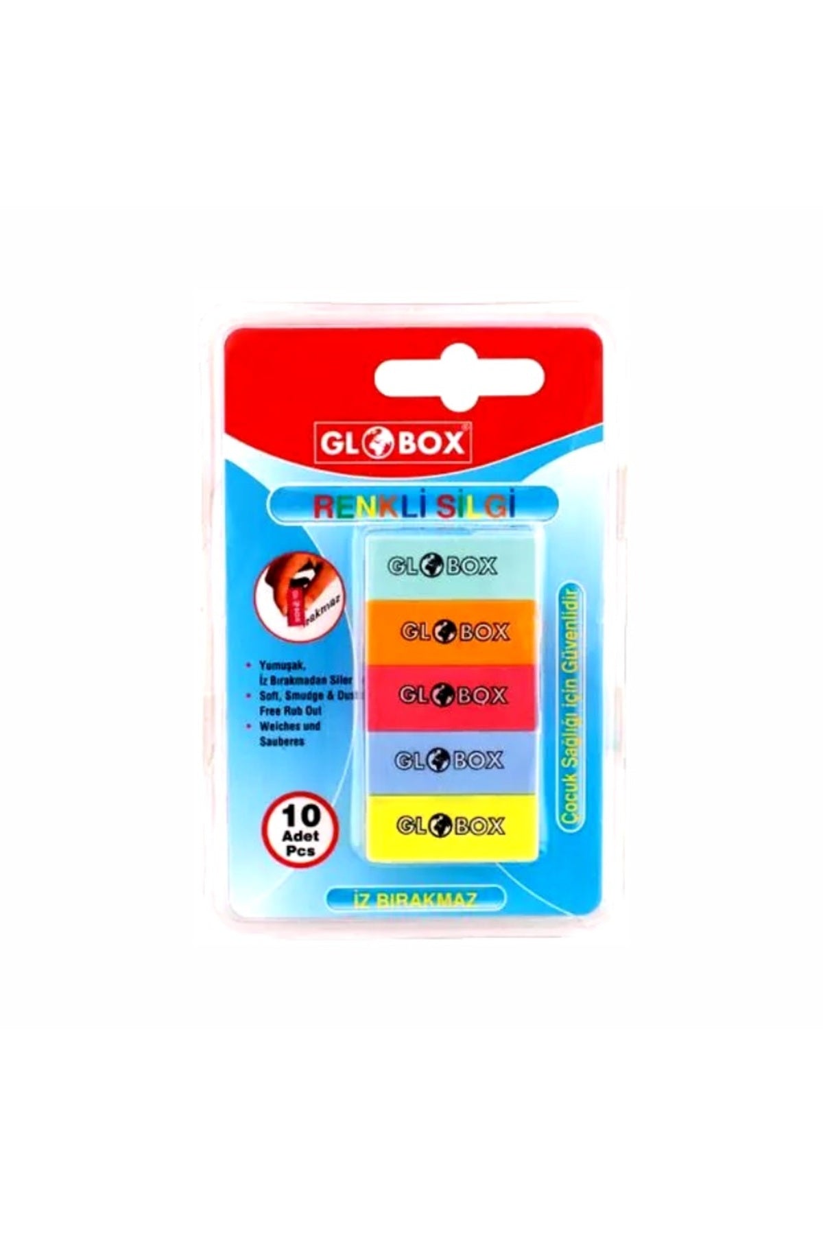 Mini Renkli Silgi Seti 10 Lu 25001695