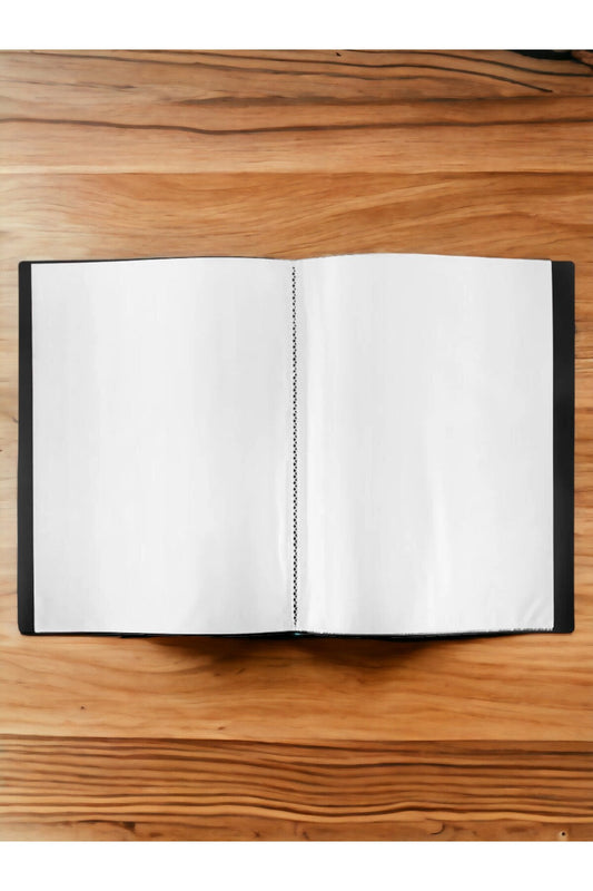 30 YAPRAK SİYAH A4 SUNUM DOSYASI NOKİ PRİME YÜKSEK KALİTE POŞET KALINLIĞI YERLİ ÜRETİM