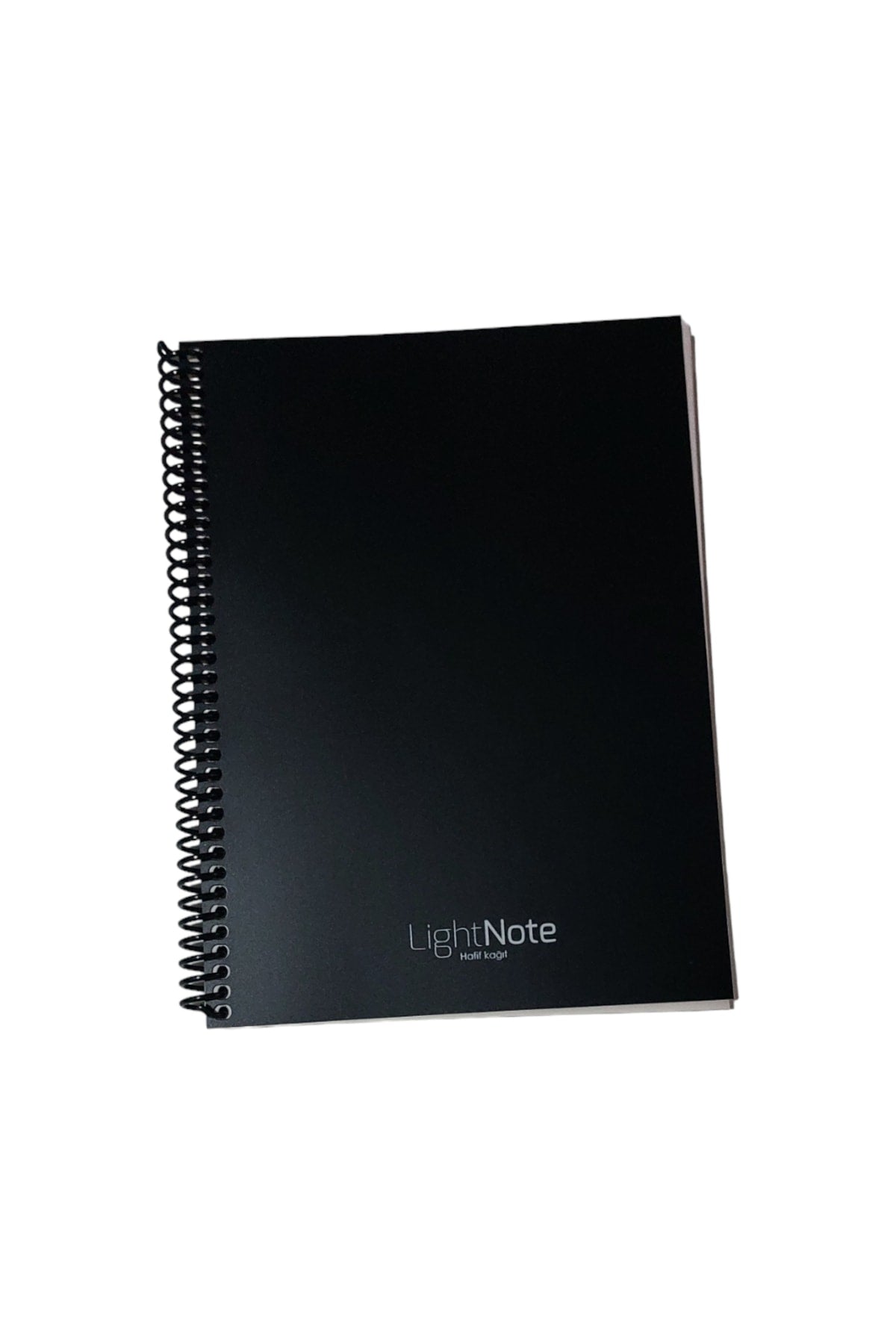 16x22 Cm Çizgisiz 60 Yaprak Telli Plastik Kapak Hafif Defter Light Book Krem Renk Kağıt