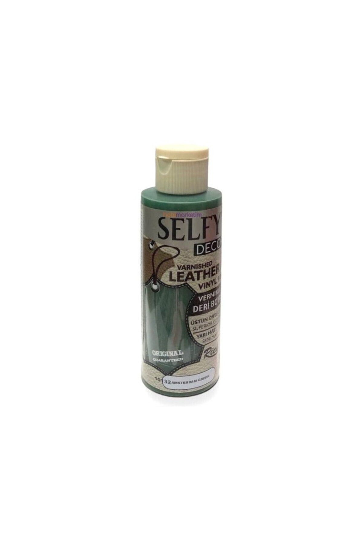 SELFY DECOR DERI BOYASI 120 CC AMSTERDAM YEŞİLİ