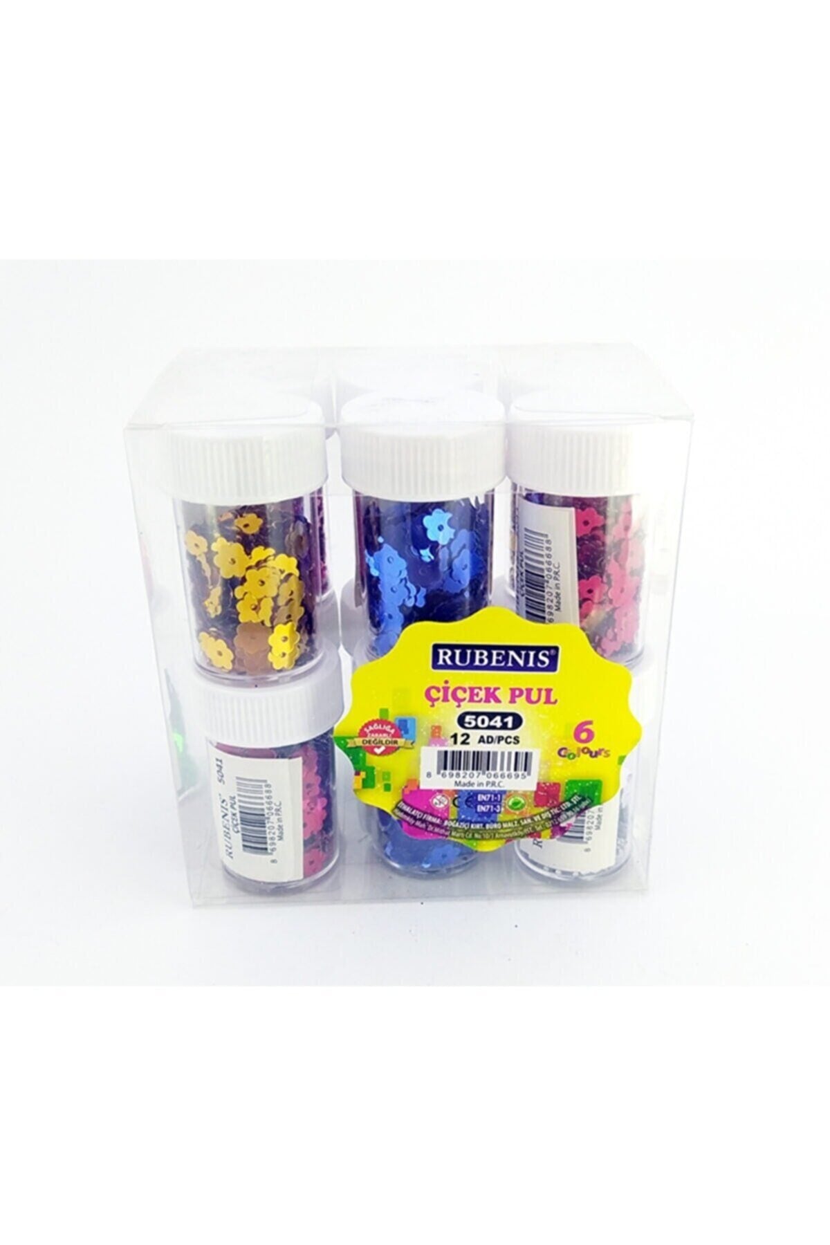 Çiçek Pul 12'li Paket