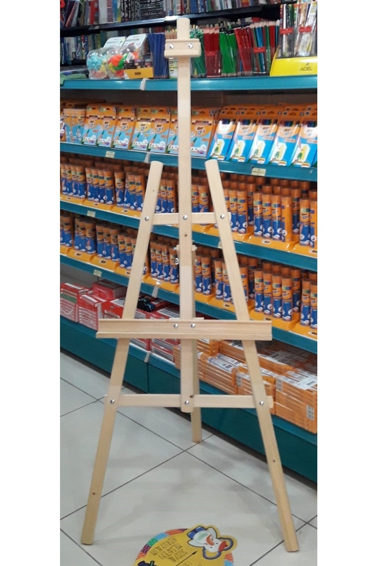 Şövale 175 Cm Ahşap Resim Şövalesi Ressam Sehpası Ayarlanabilir.