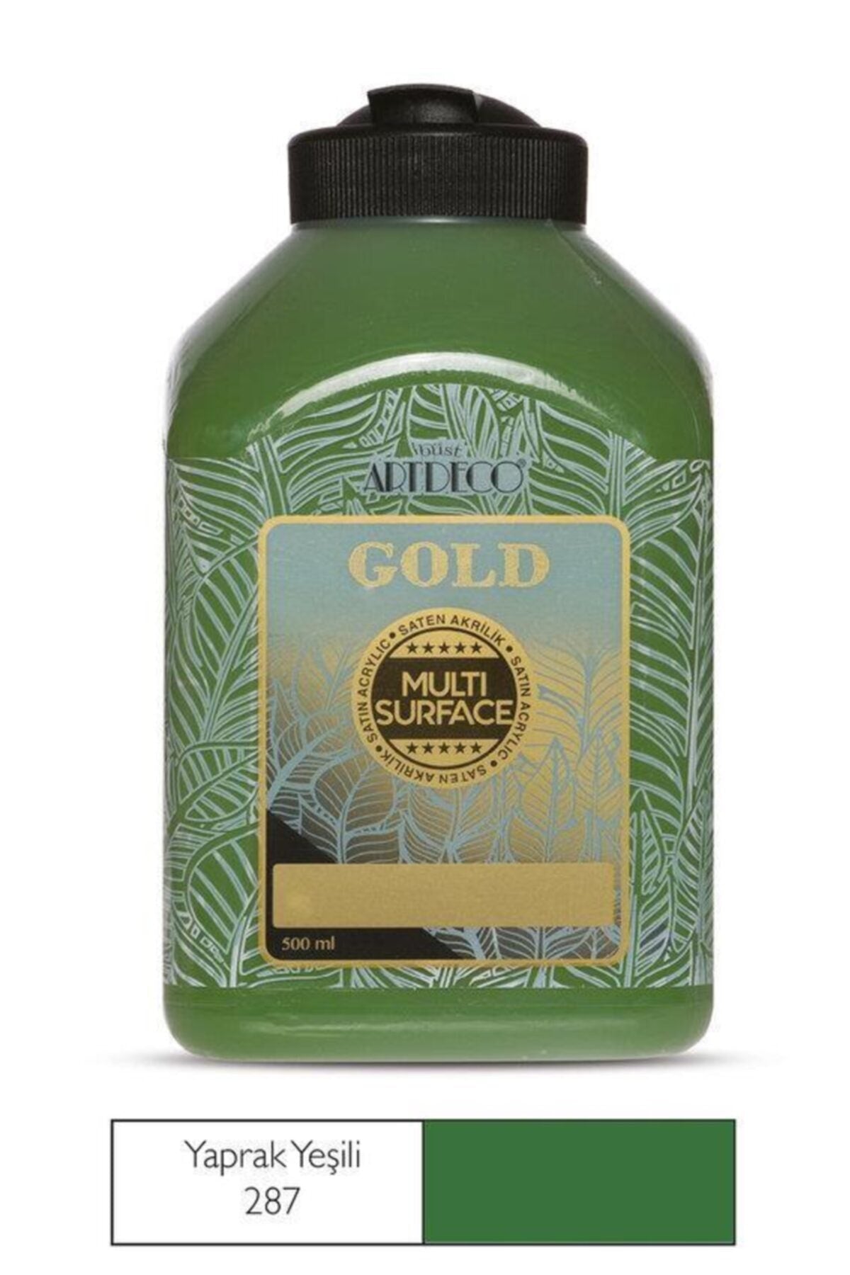 Gold Multi Surface Akrilik Boya 500 ml. 287 YAPRAK YEŞİLİ