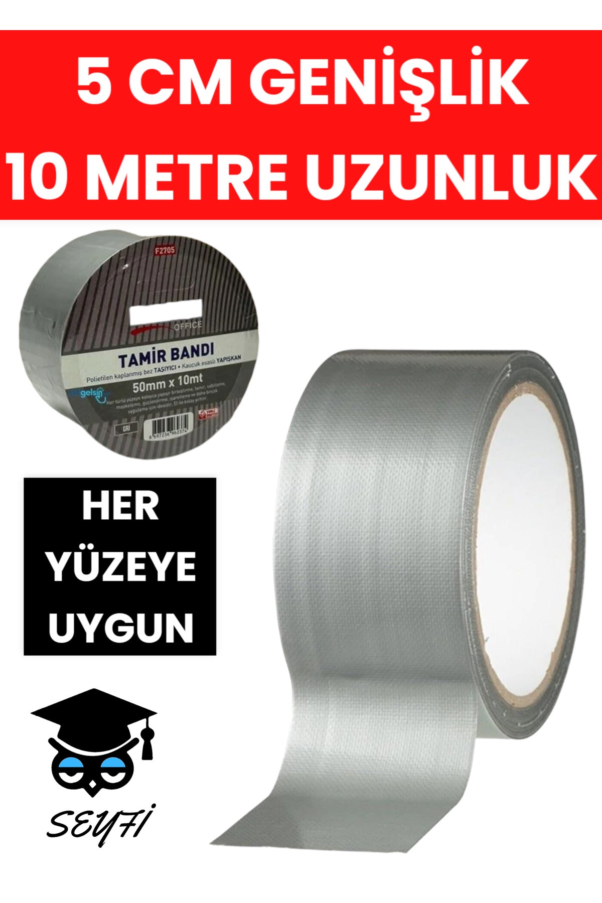 TAŞIYICI TAMİR BANDI 5 CM X 10 METRE YÜKSEK KALİTE YAPIŞKAN BANT