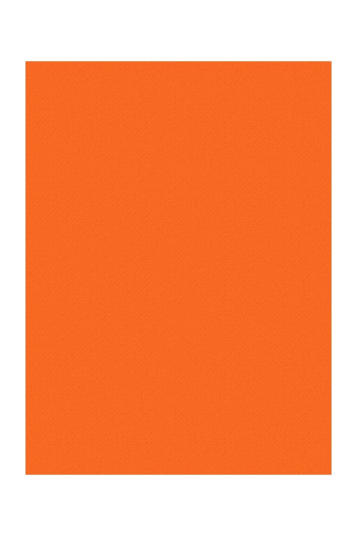 20 Adet 50x70 Fosforlu Fon Kartonu Turuncu 160 Gr