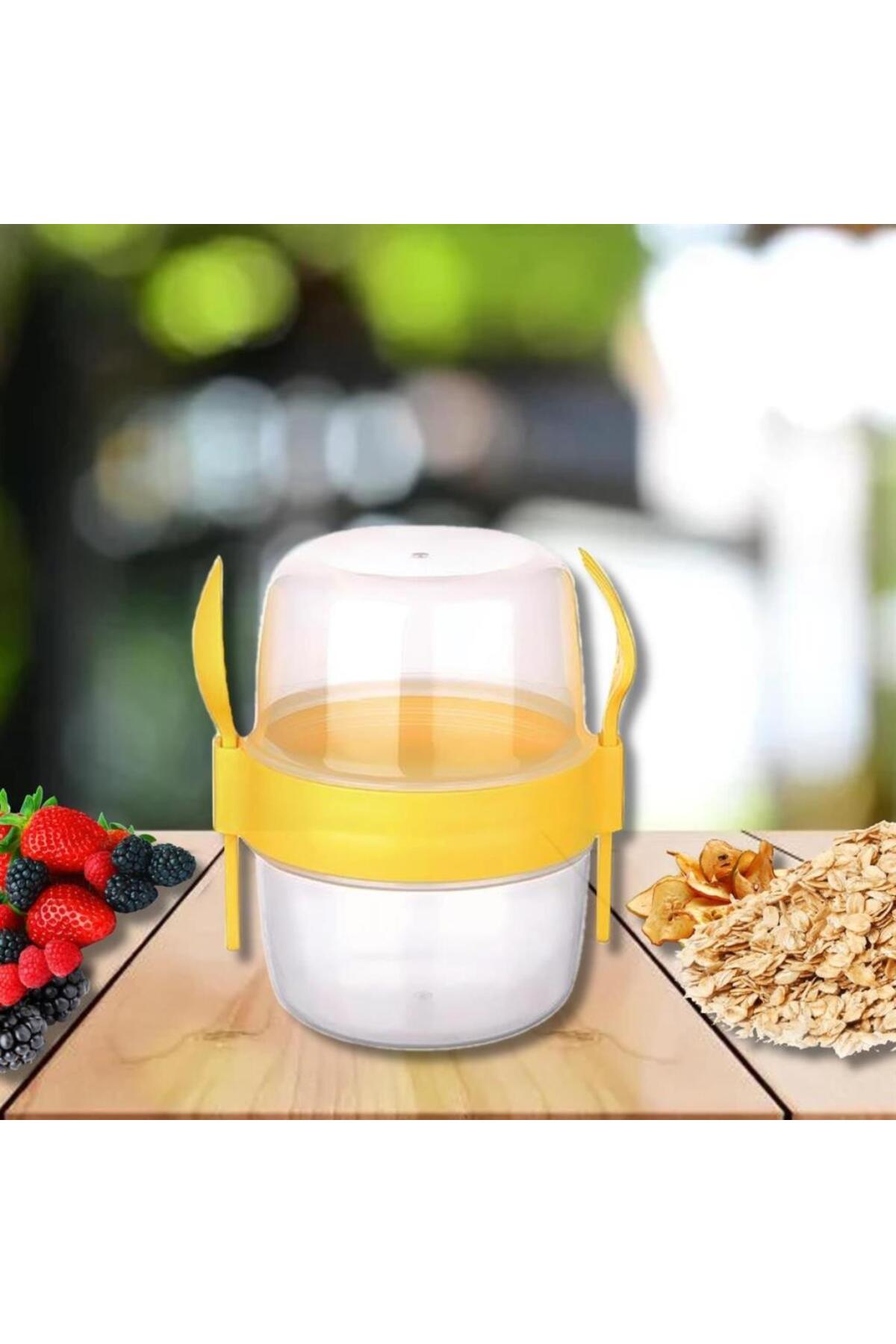 Taken Go Müsli Kabı Sarı 800 Ml AP-9452