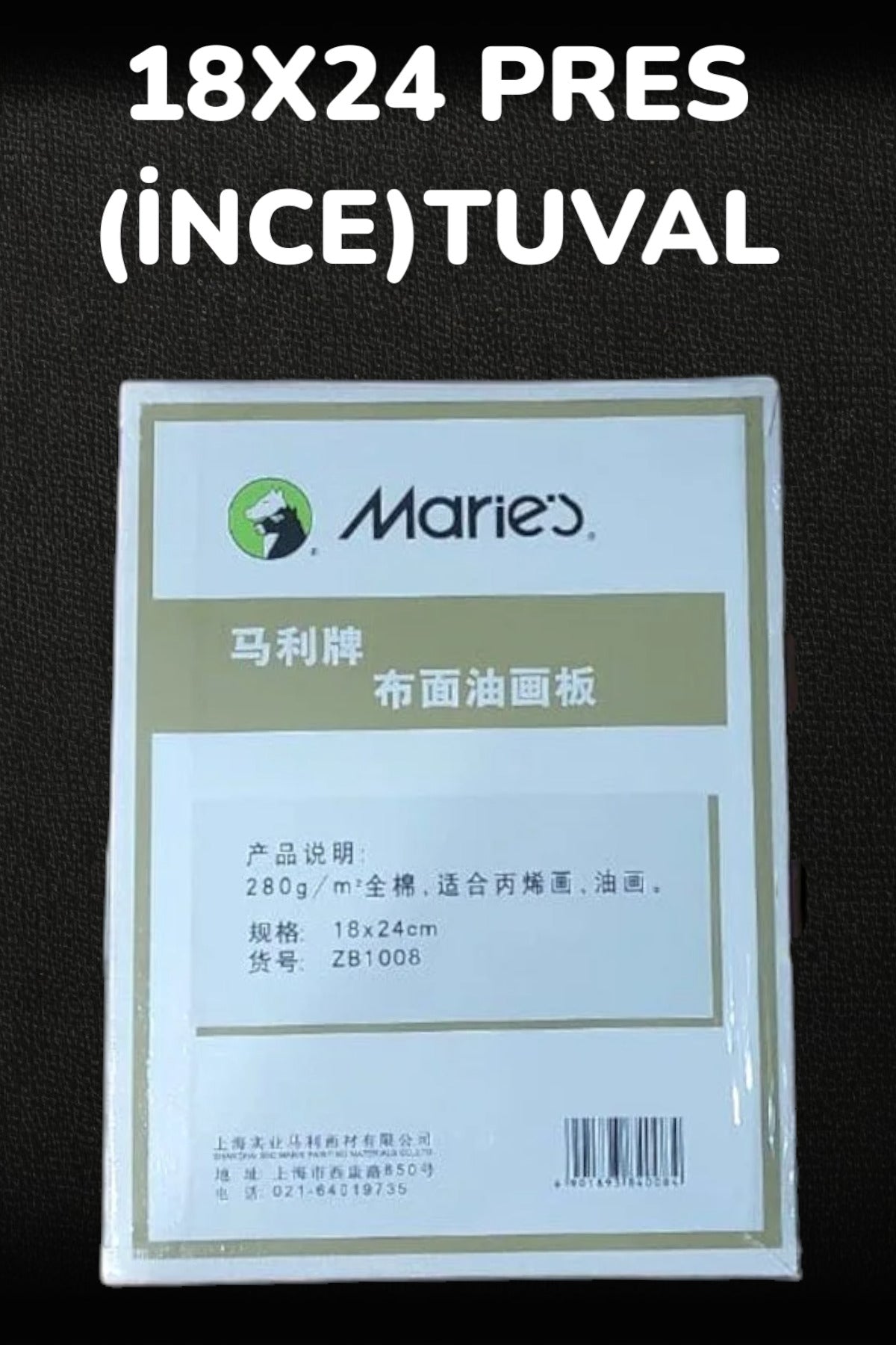 2 ADET 18X24 PRES (İNCE)TUVAL MARİES