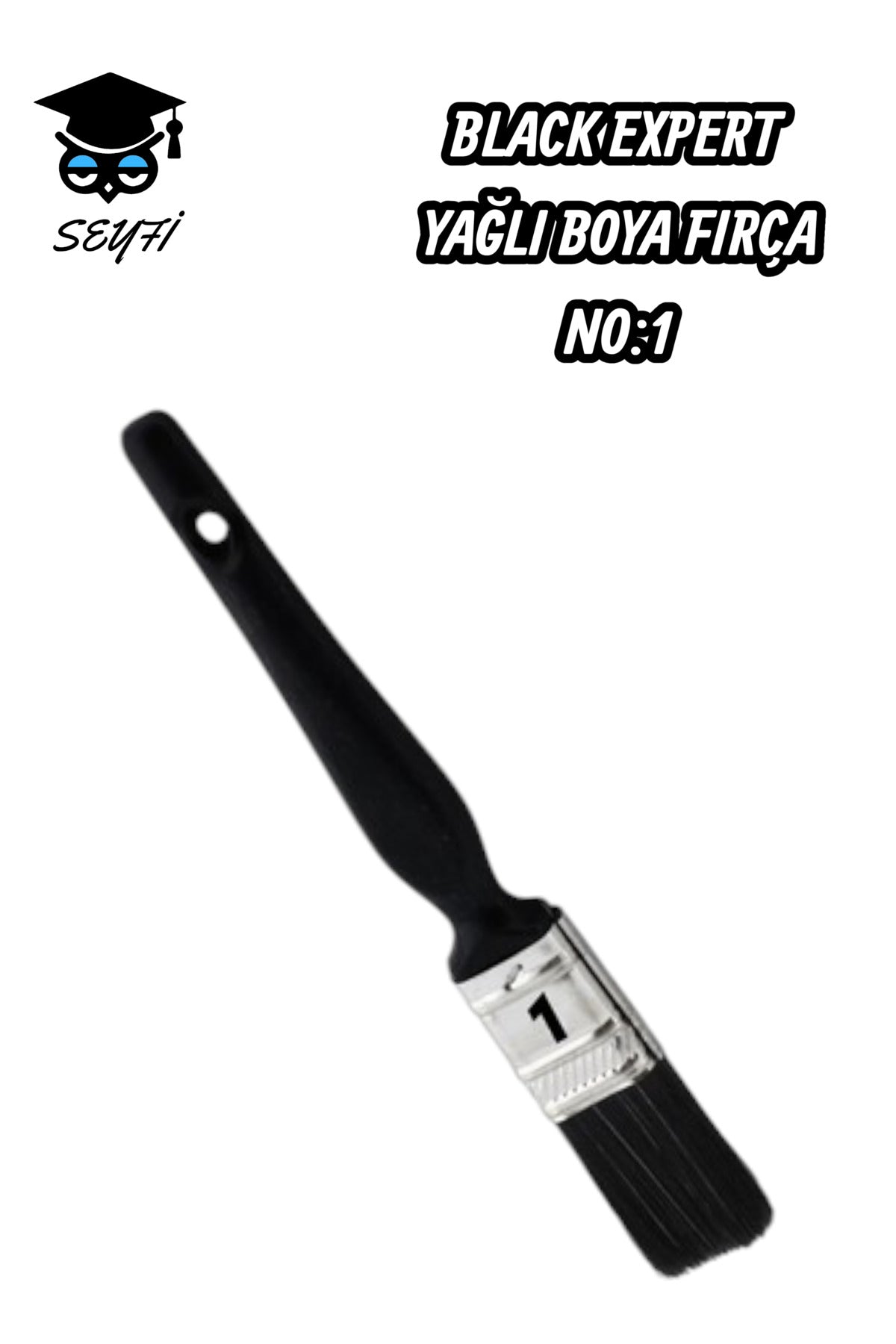 BLACK EXPERT YAĞLI BOYA FIRÇA NO:1