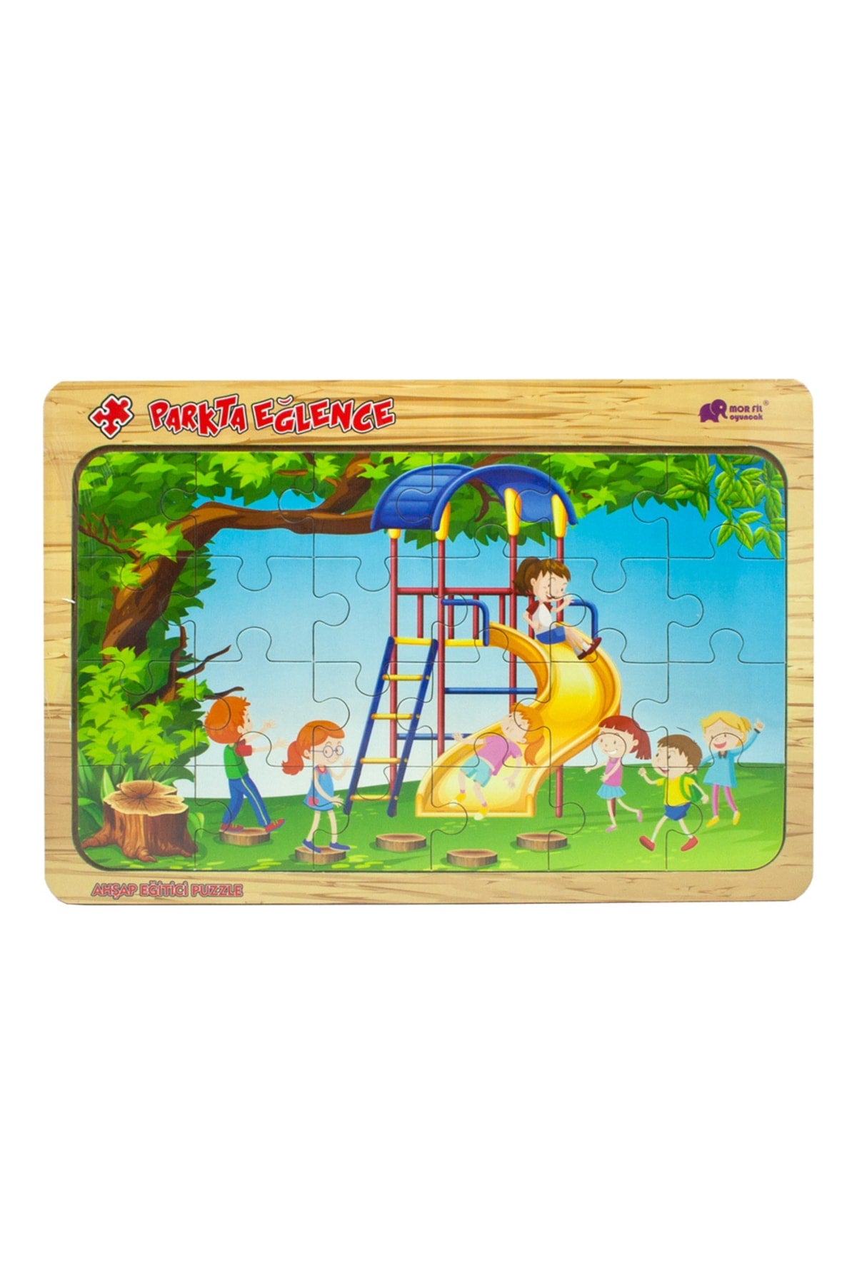 Çocuk Ahşap Puzzle 24 Parça