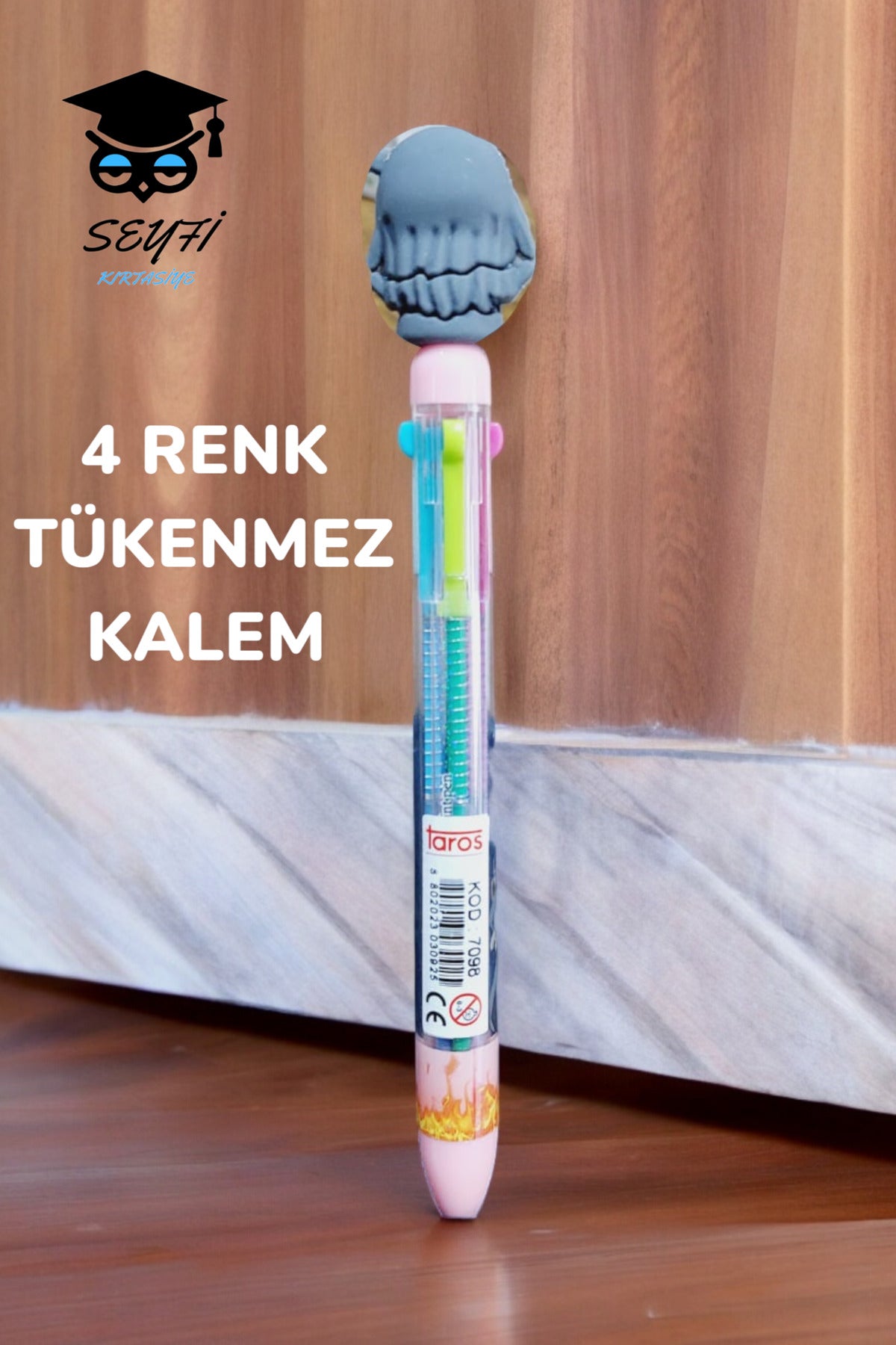 4 RENKLİ TÜKENMEZ KALEM ANİME MODELLER 1 ADET
