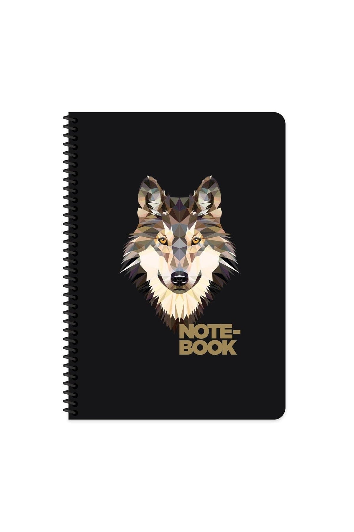 17x24 Cm Çizgisiz 100 Yaprak Jungle Sert Kapak Telli Defter 60 gr Beyaz Kağıt