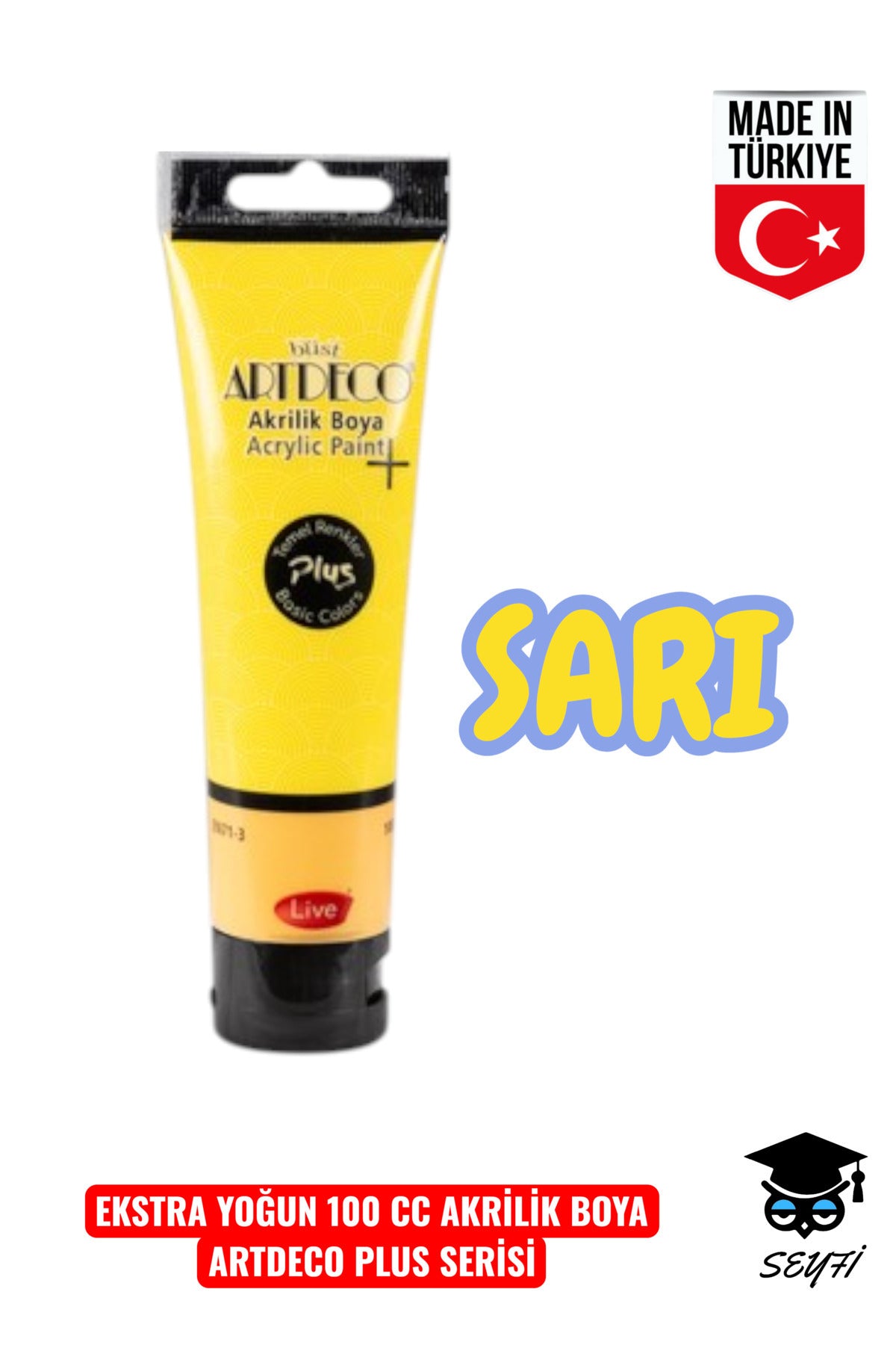 100 ML EKSTRA YOĞUN AKRİLİK BOYA ARTDECO PLUS SERİ