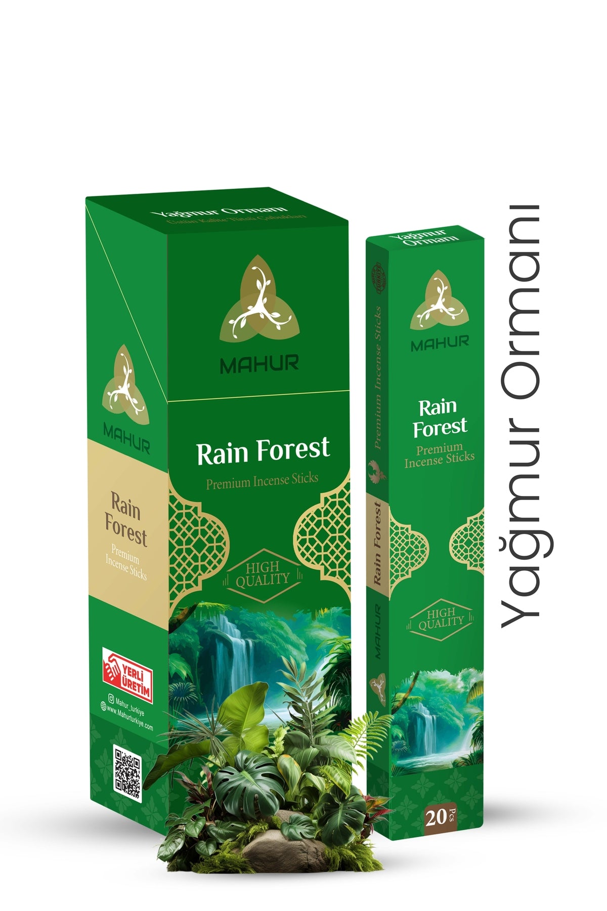 Yağmur Ormanı (Rainforest) Çubuk Tütsü - 20 Adet Çubuk