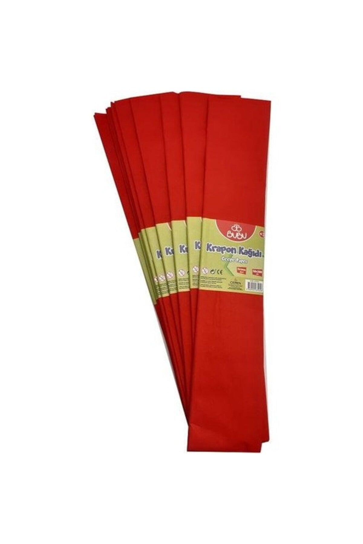 Krapon Kağıdı 10'lu Paket Kırmızı