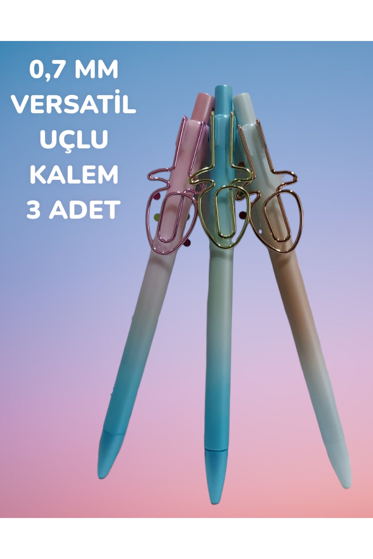 0,7 MM VERSATİL UÇLU KALEM 3 ADET