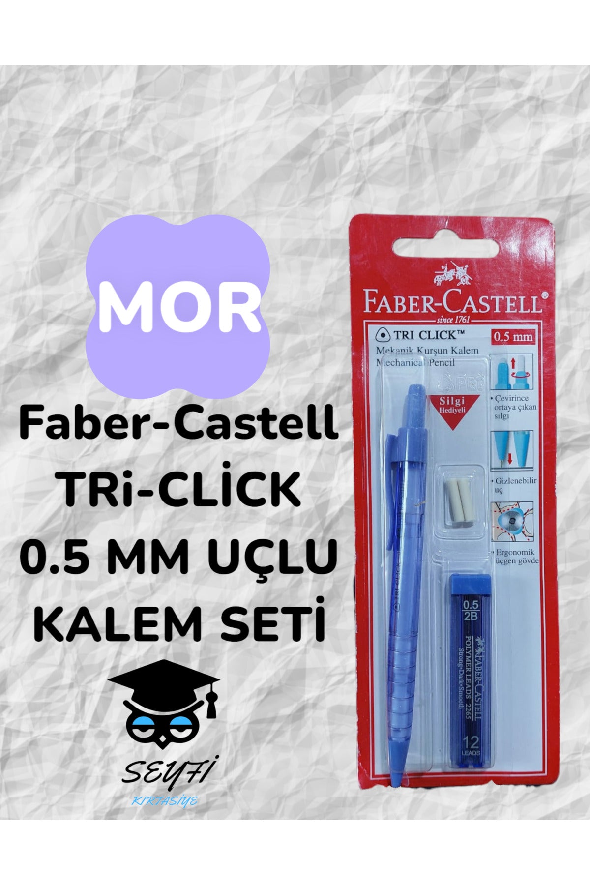 Faber-Castell TRi-CLİCK 0.5 MM UÇLU KALEM SETİ