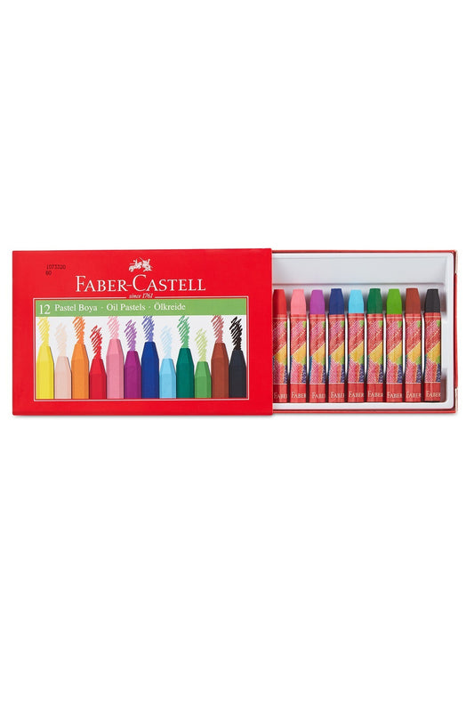 Redline Pastel Boya, 12 Renk, Canlı - Parlak ve Örtücü Renkler, Yumuşak Kullanım, Yoğun Pigment