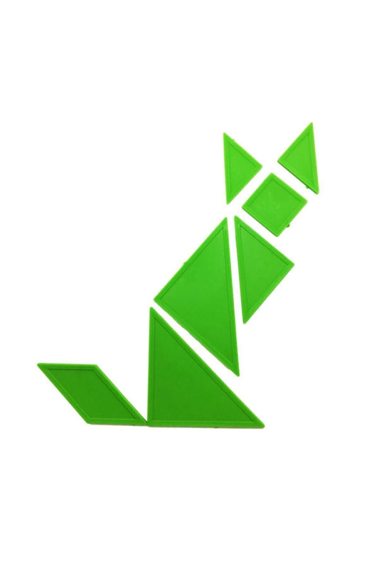 7 Parça Plastik Tangram