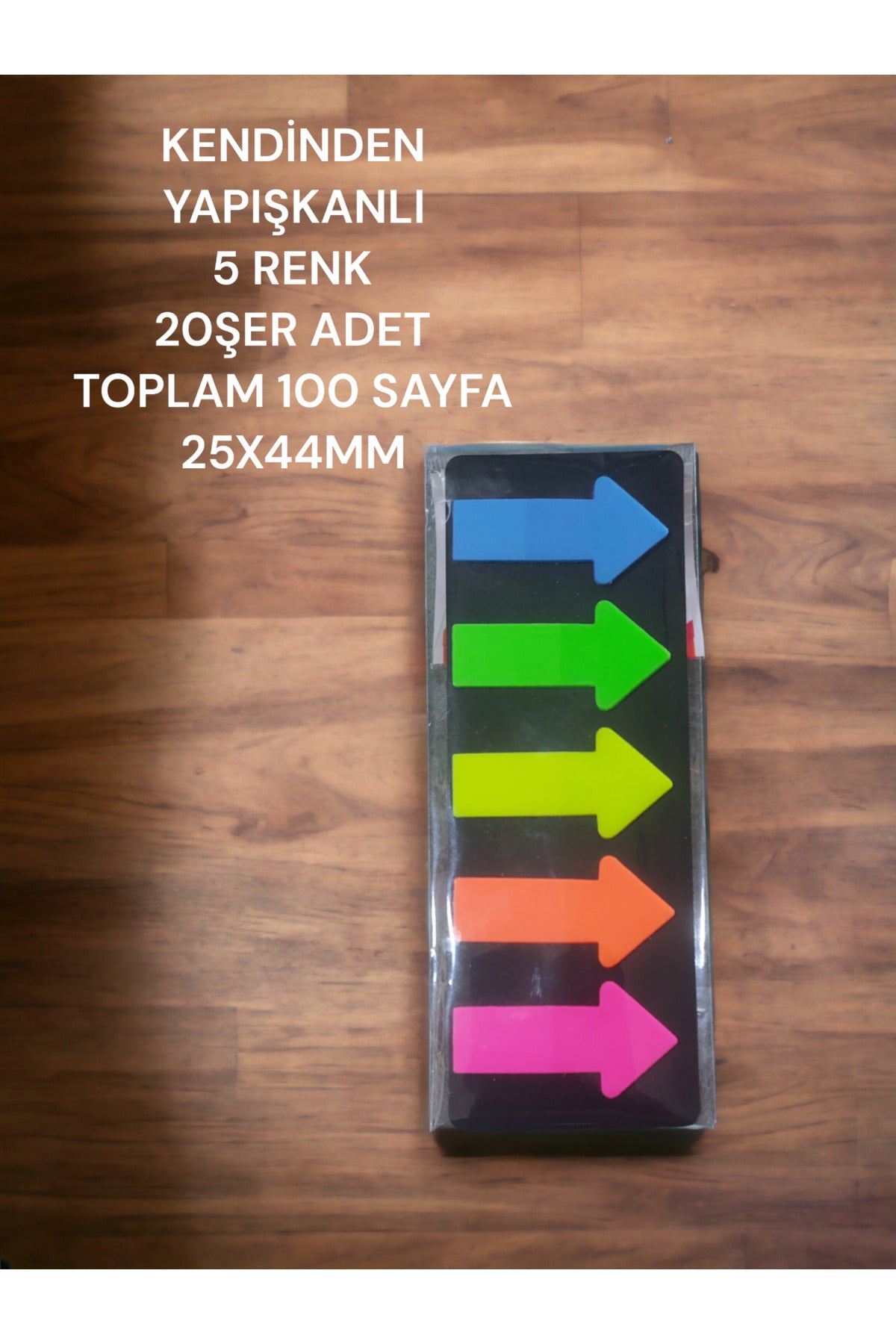 OK ŞEKİLLİ YAPIŞKANLI KAĞIT POST-İT 5 RENK X 20ŞER SAYFA