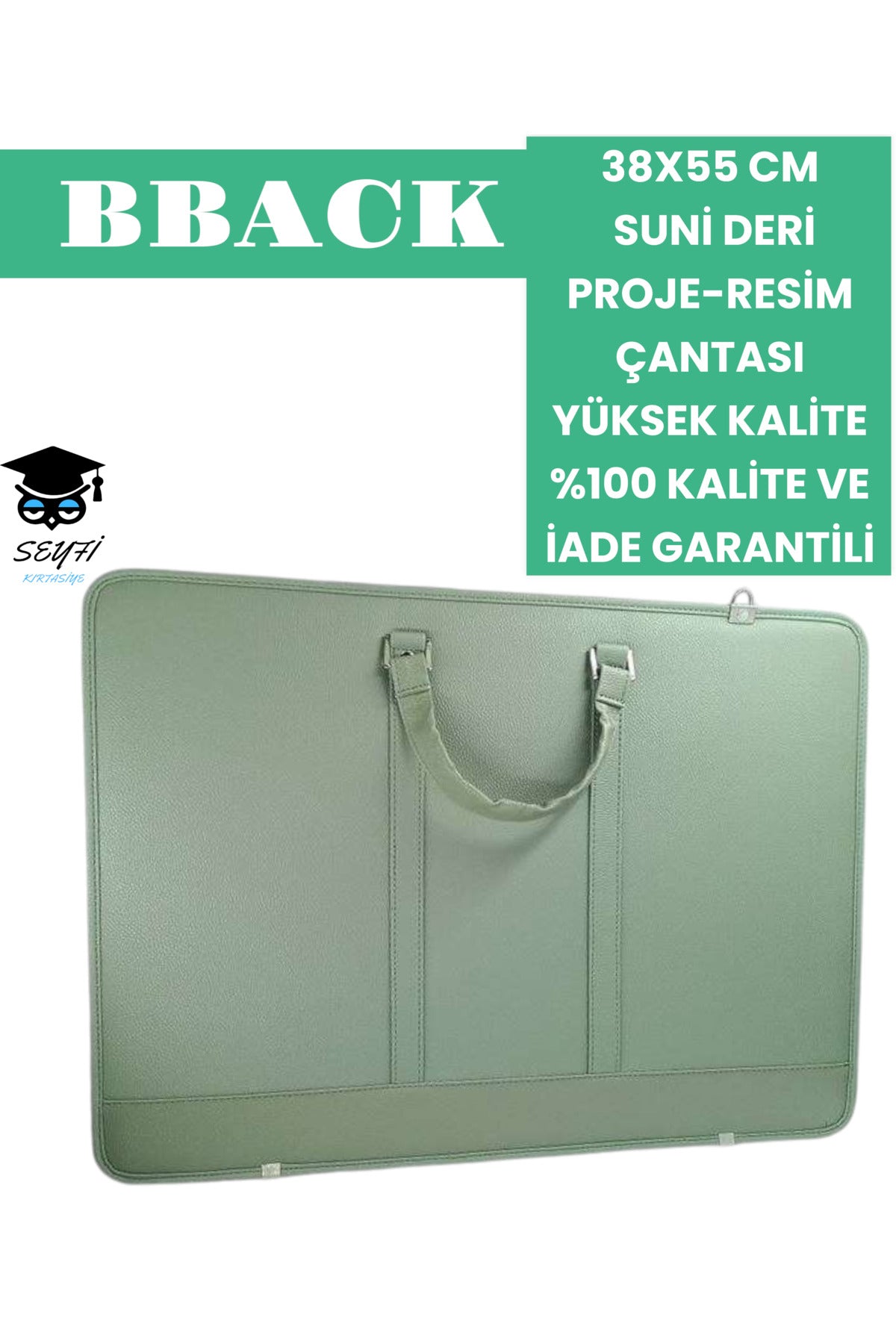 38X55 CM SUNİ DERİ PROJE-RESİM ÇANTASI YÜKSEK KALİTE %100 KALİTE VE İADE GARANTİLİ