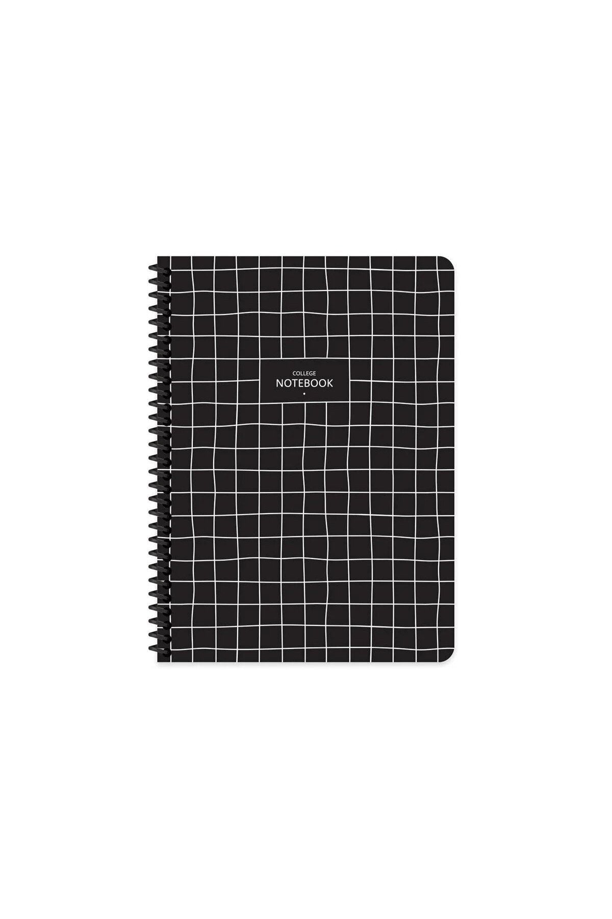 ÇİZGİLİ 16x22 CM 80 YAPRAK PLASTİK KAPAK TELLİ DEFTER 60 GRAM BEYAZ SAYFA COFFEE