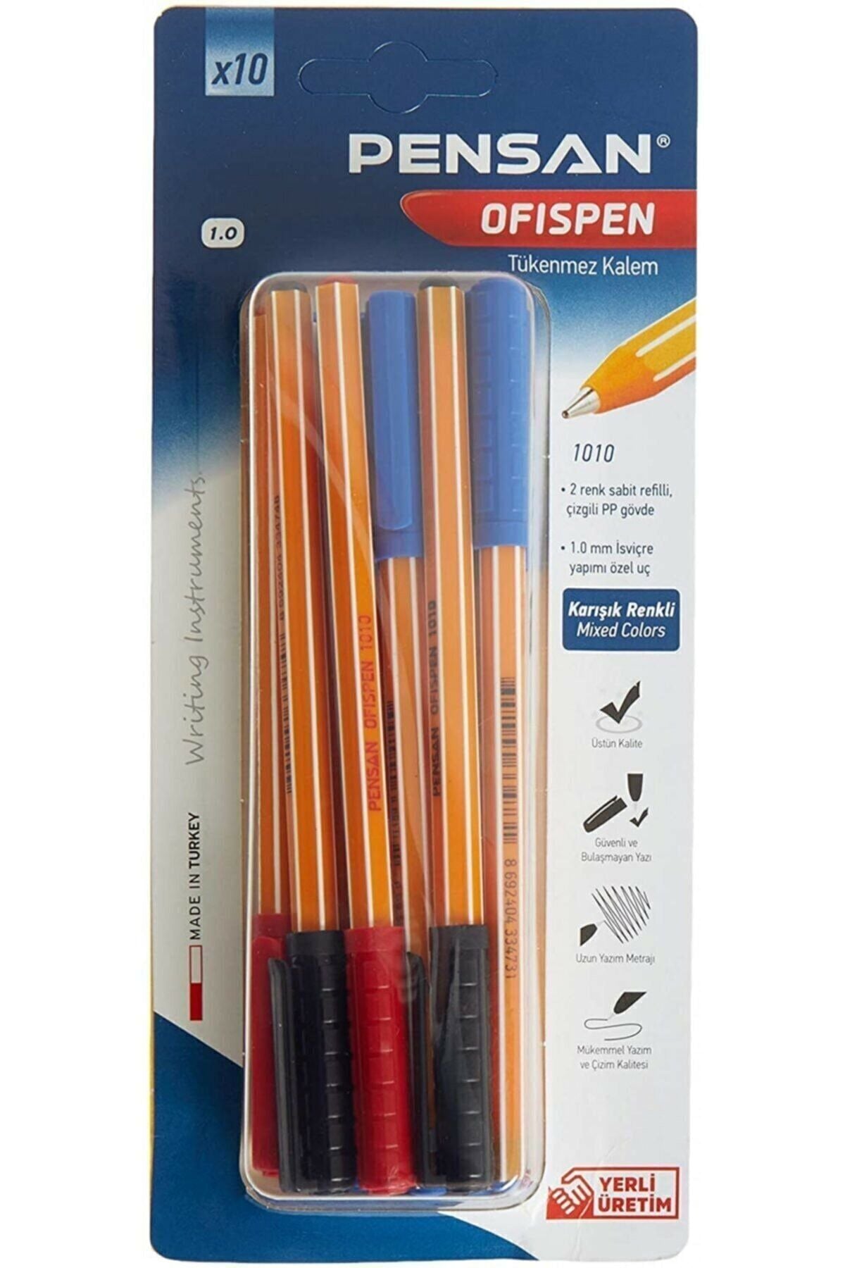 Ofispen 1010 10'lu Karışık Paket