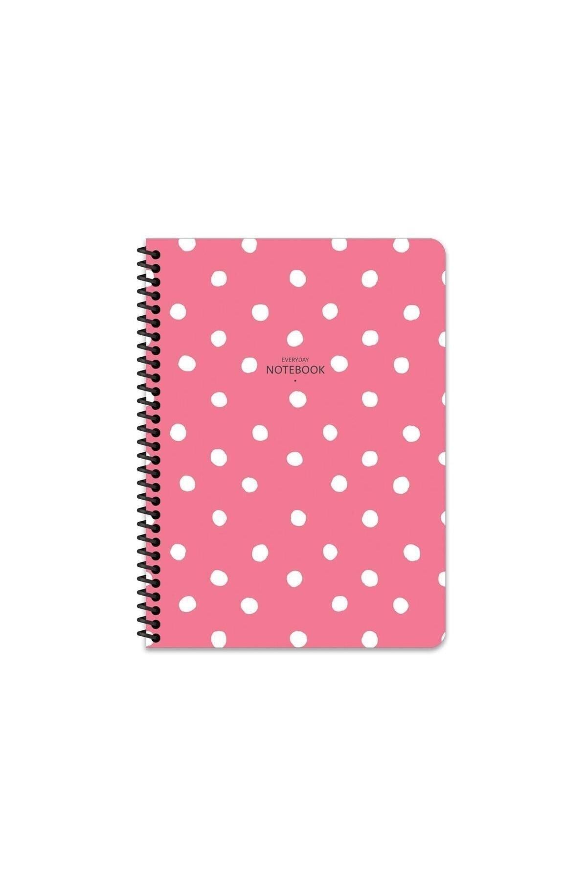 ÇİZGİLİ 16x22 CM 80 YAPRAK PLASTİK KAPAK TELLİ DEFTER 60 GRAM BEYAZ SAYFA PUANTİYE