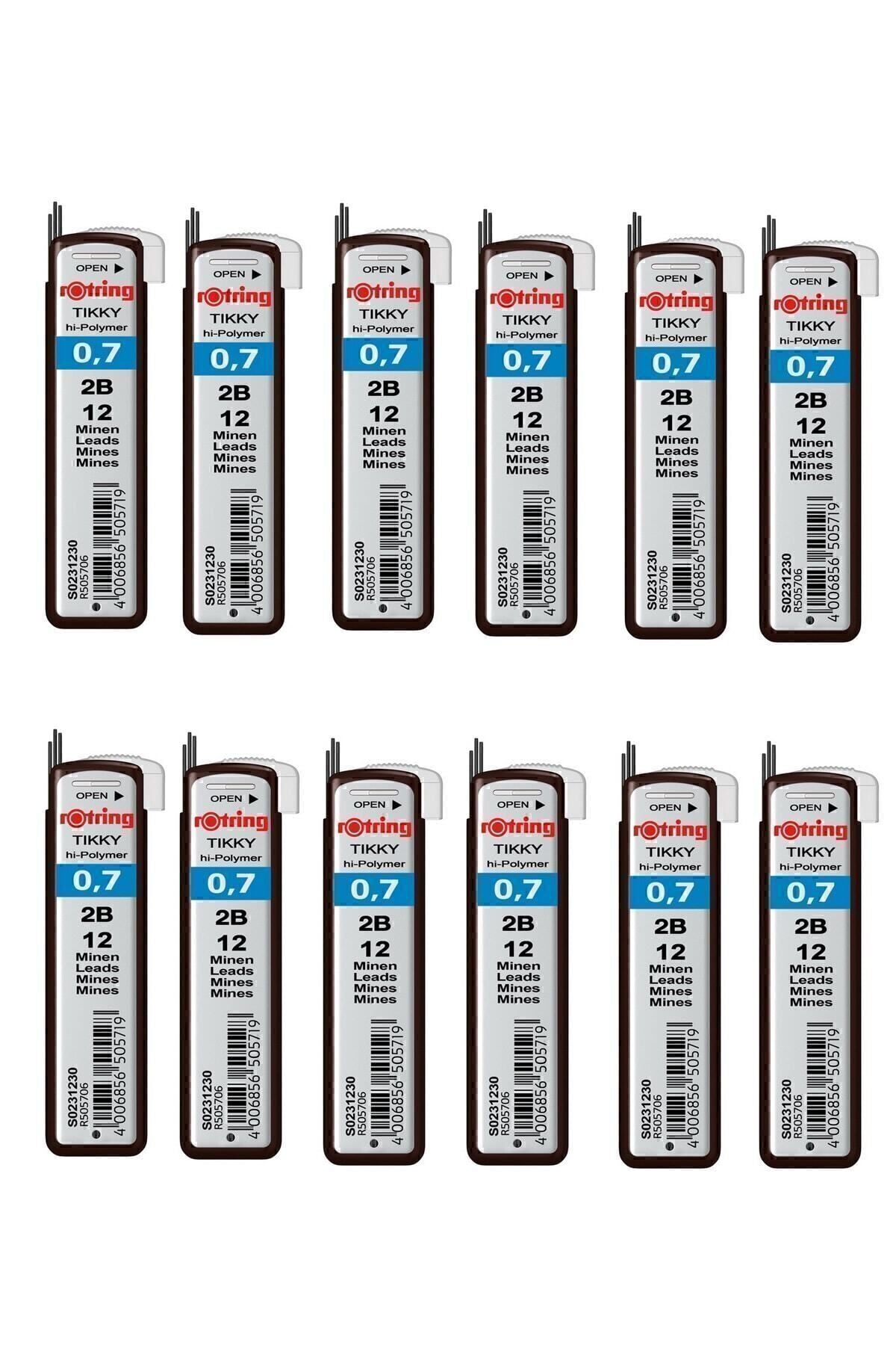 0.7mm Kalem Ucu 2b 10lu Kutu