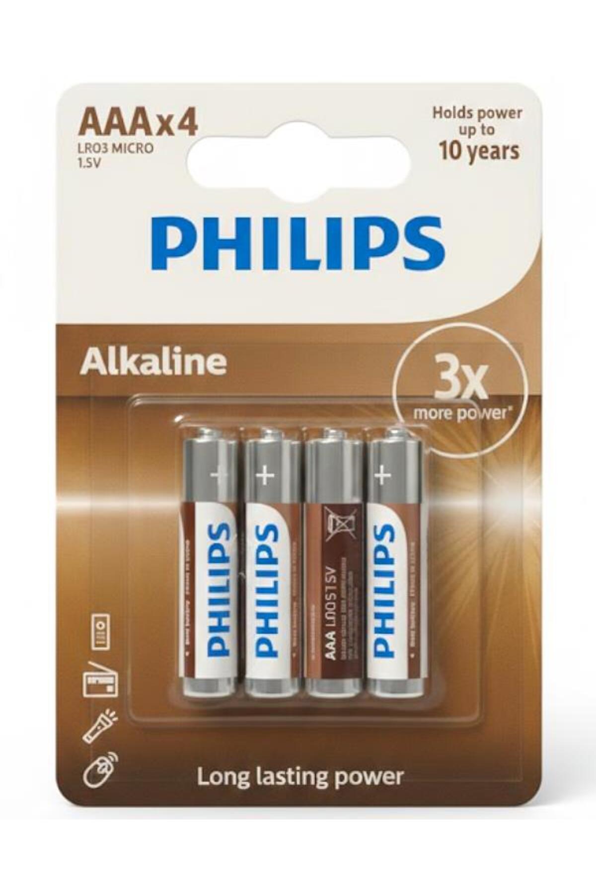 Alkalin AAA Kalem Pil 1.5V 4lü Blister Paket LR03A4B