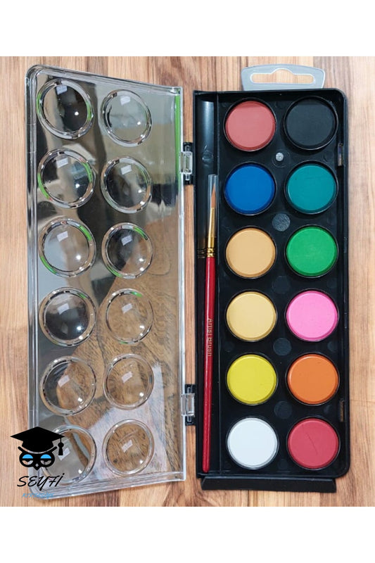 ART-X Sulu Boya Canlı Renkler Profesyonel Pigment 12-24-36-48 RENK SEÇENEKLERİYLE