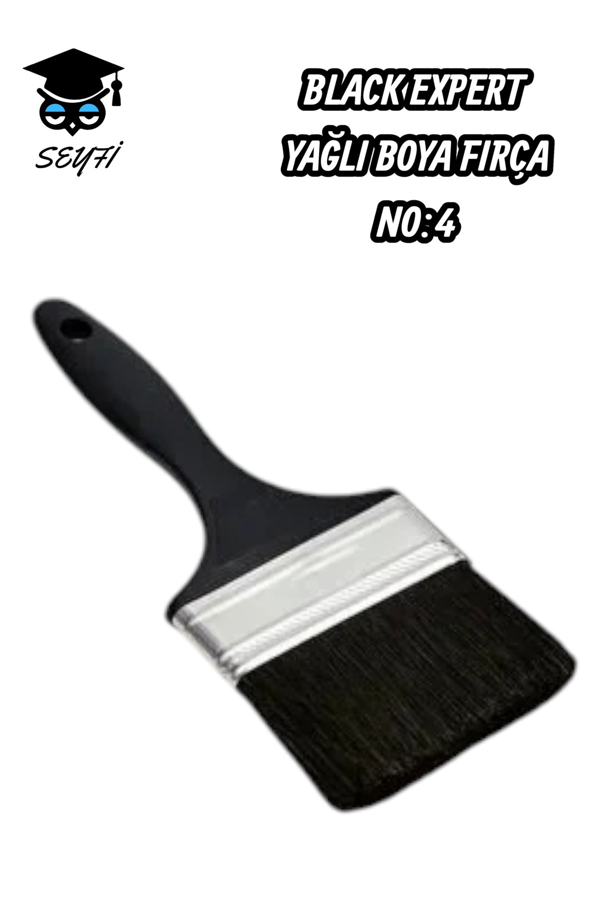 BLACK EXPERT YAĞLI BOYA FIRÇA NO:4