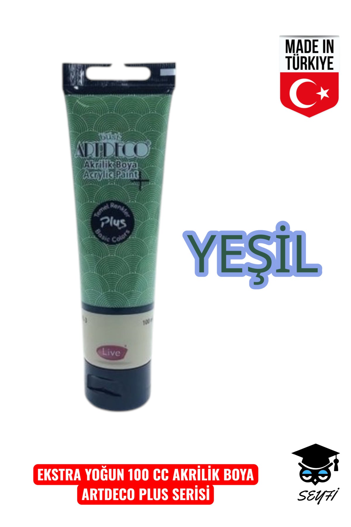 100 ML EKSTRA YOĞUN AKRİLİK BOYA ARTDECO PLUS SERİ