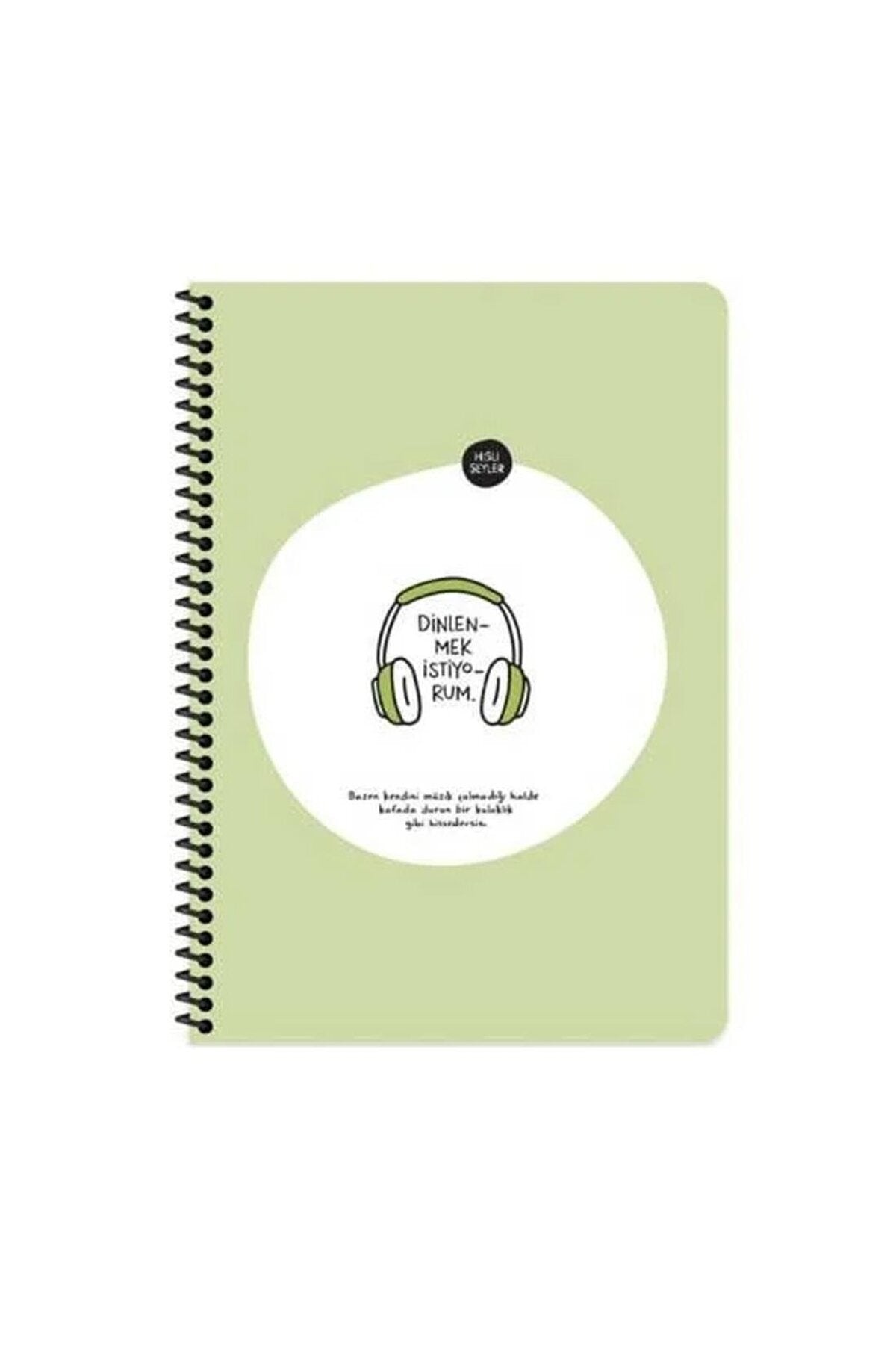 Keskin Color 80 Yp. Kareli Stickerli Dinlenmek Istiyorum Defter 500539-99