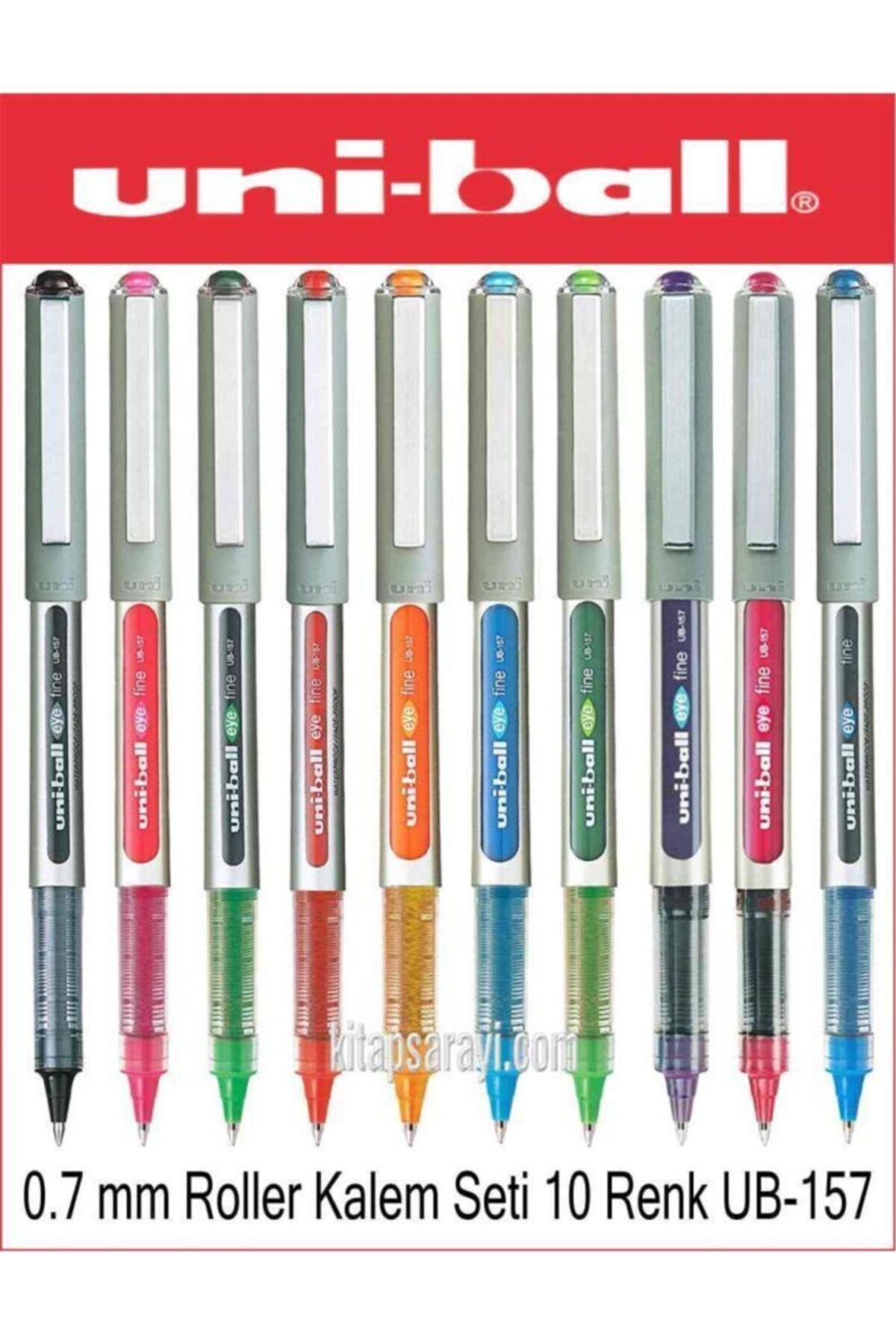 Uniball Eye Fine 0.7 Mm Roller Kalem Seti 10 Adet Ub-157