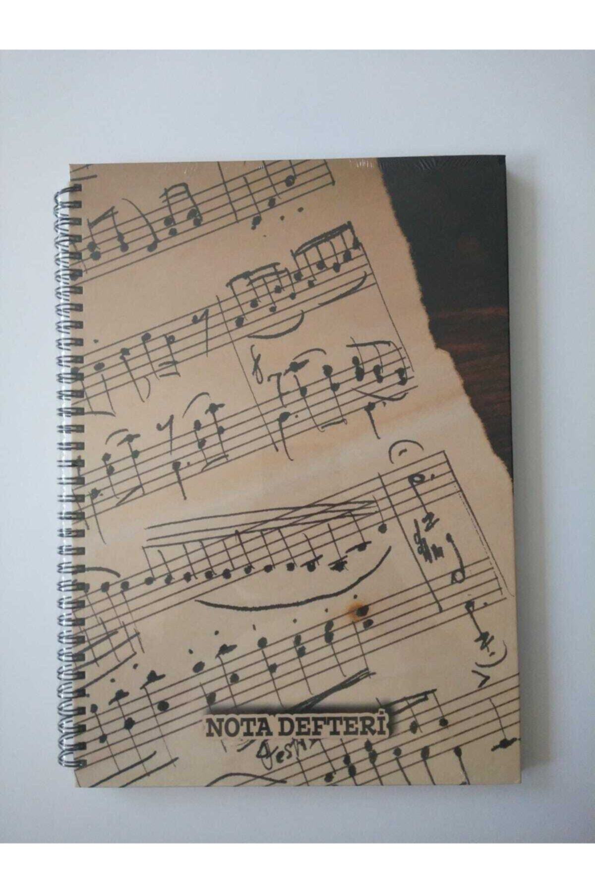 Sert Kapak Spiralli A4 80 Yaprak Müzik Defteri