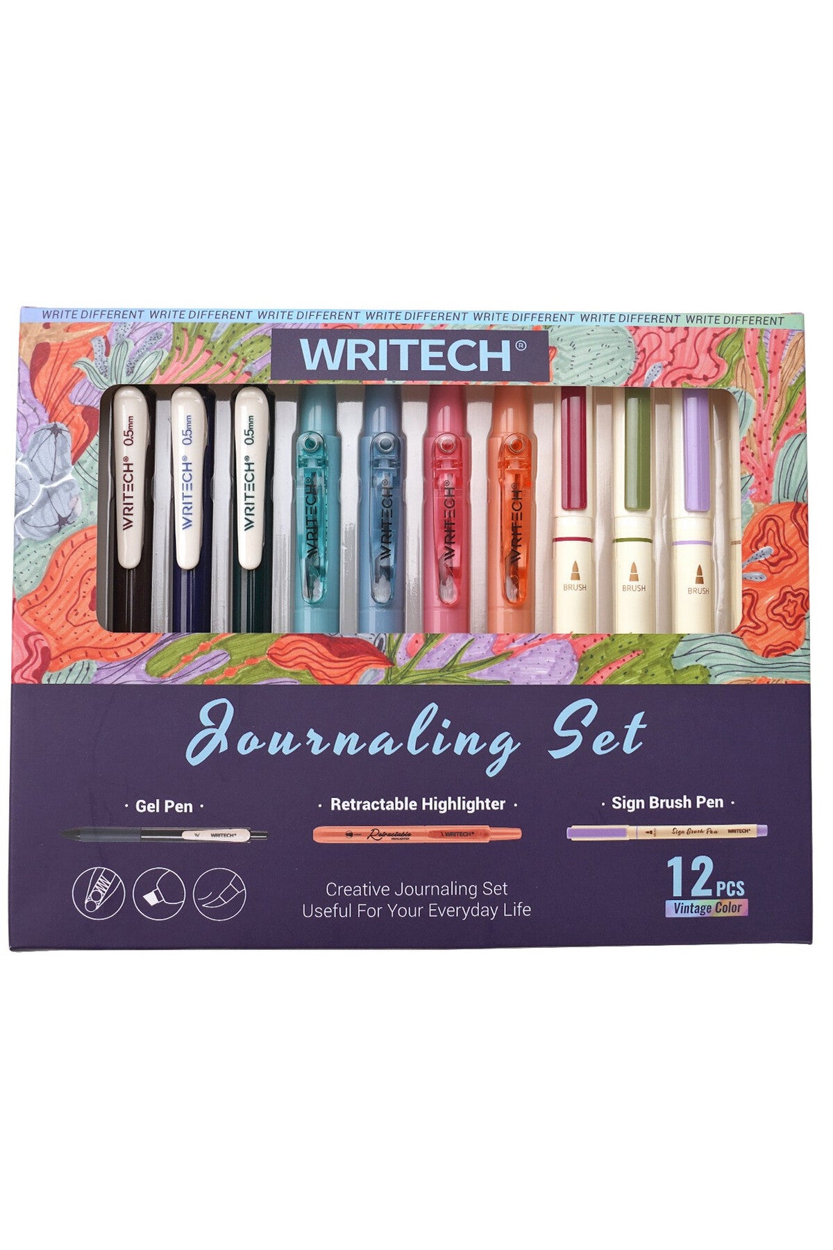 Writech W-Jk02 Mild Günlük Seri Kalem Seti - 12'Li Set