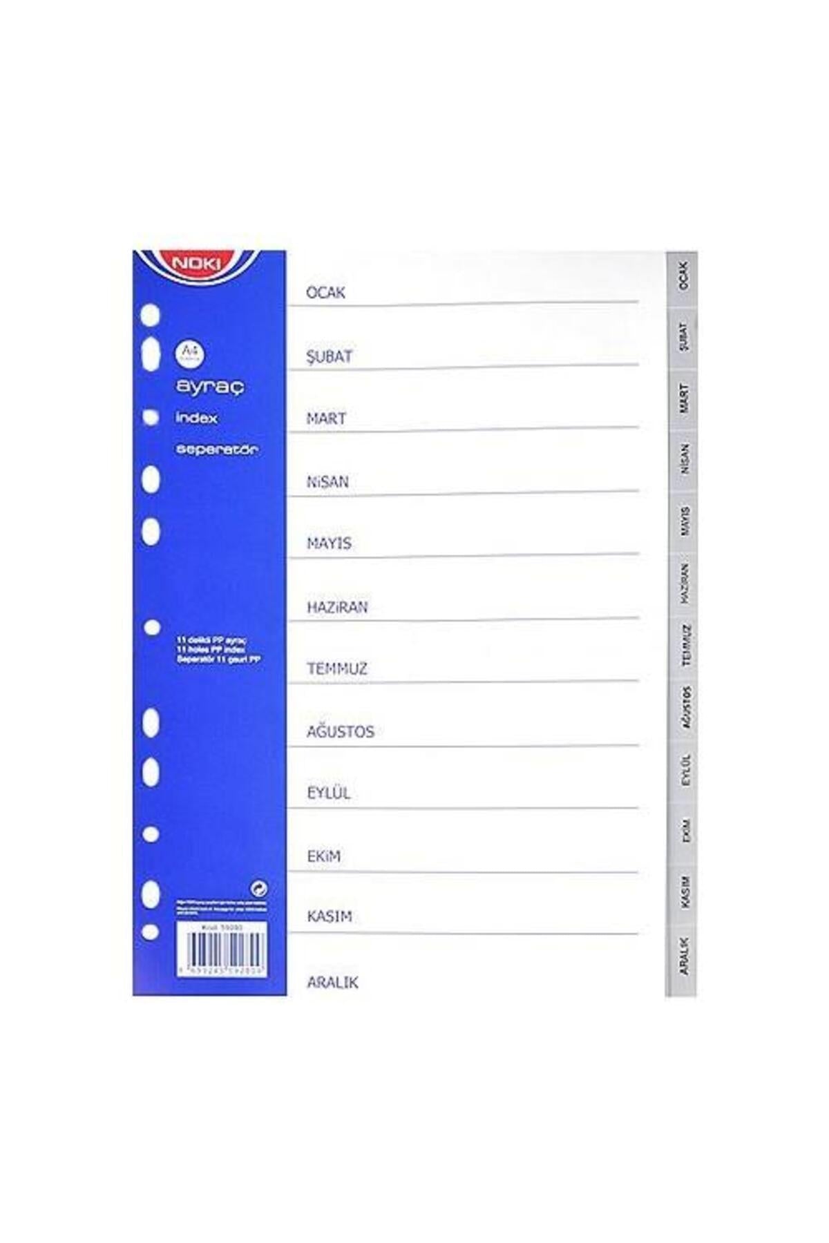 Seperatör Aylar Plastik A4 59280